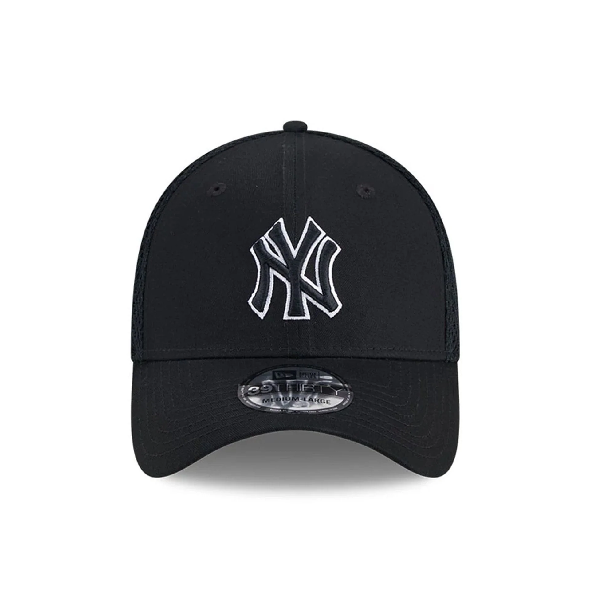 New York Yankees MLB Evergreen Neo Black 39THIRTY Stretch Fit Cap - Image 3