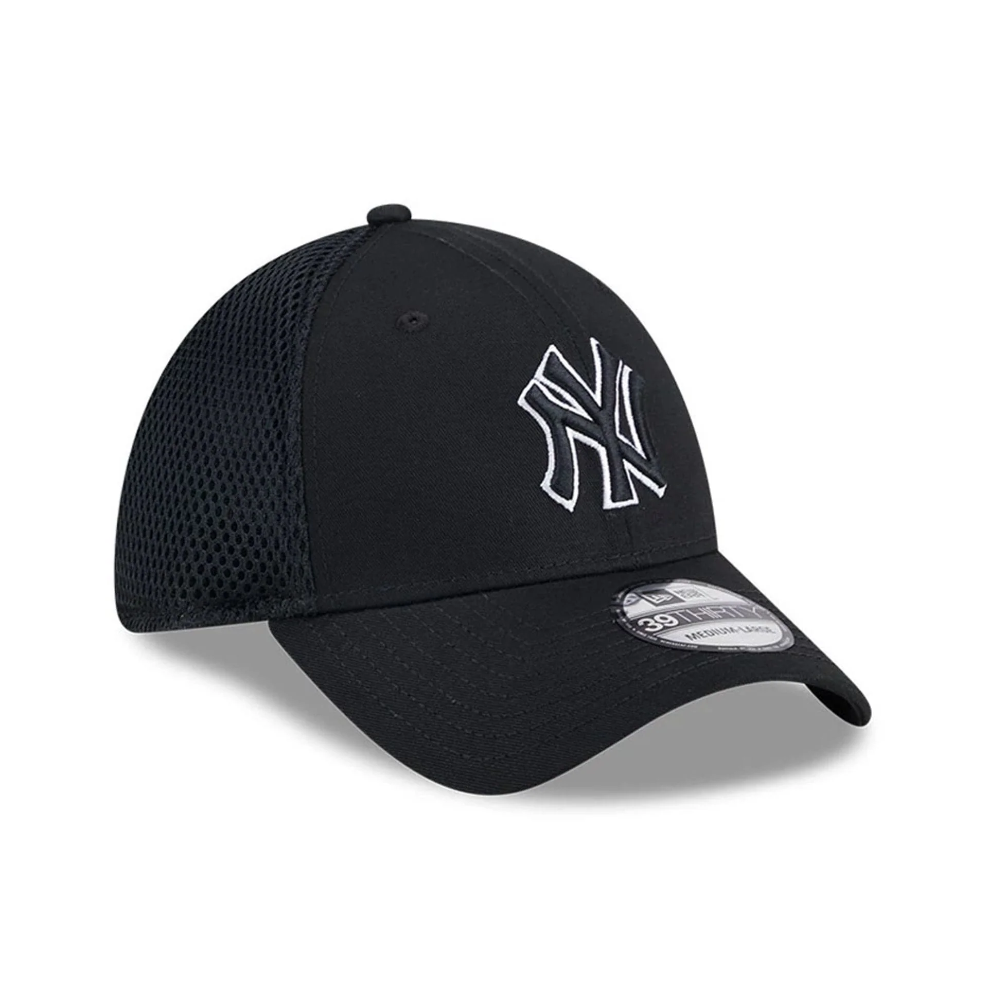 New York Yankees MLB Evergreen Neo Black 39THIRTY Stretch Fit Cap - Image 4