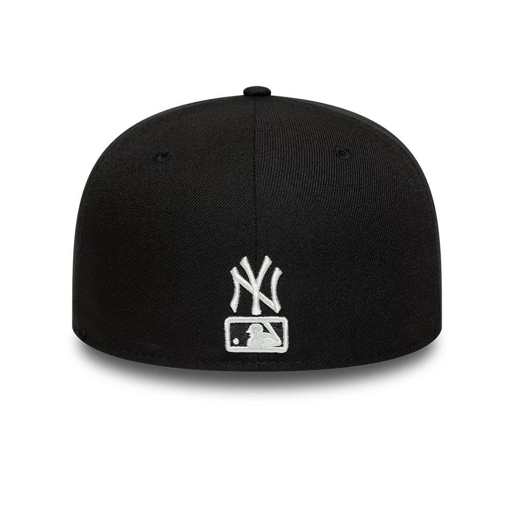 New York Yankees MLB Faux Pearl Black 59FIFTY Fitted Cap - Image 5