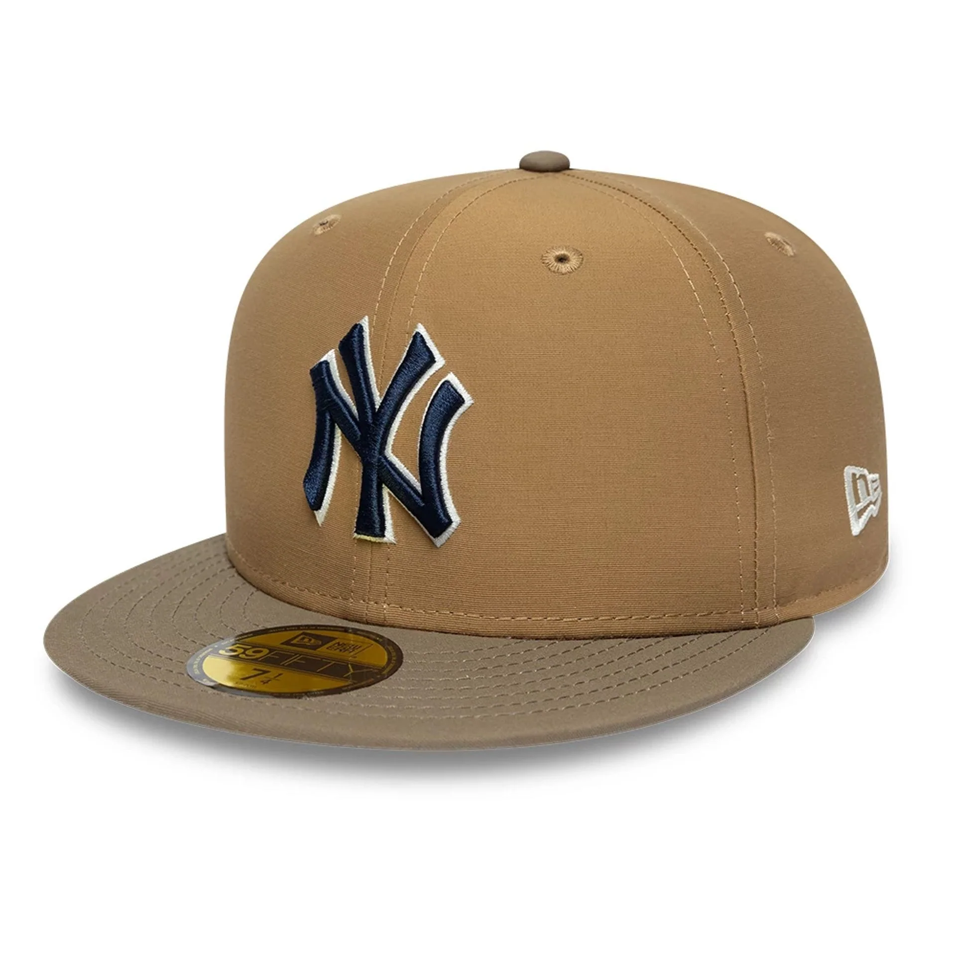 New York Yankees MLB Gros Grain Beige 59FIFTY Fitted Cap