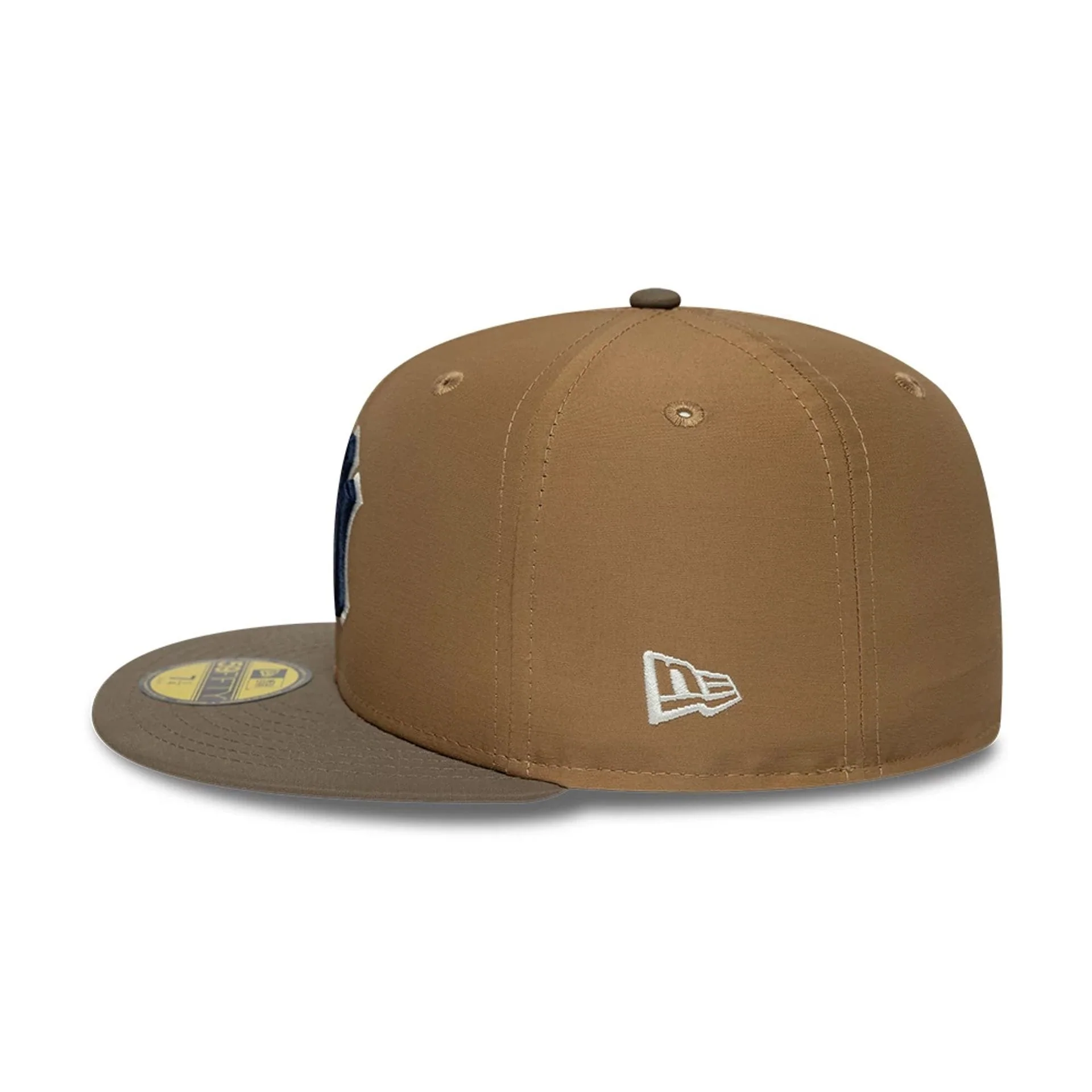 New York Yankees MLB Gros Grain Beige 59FIFTY Fitted Cap - Image 3