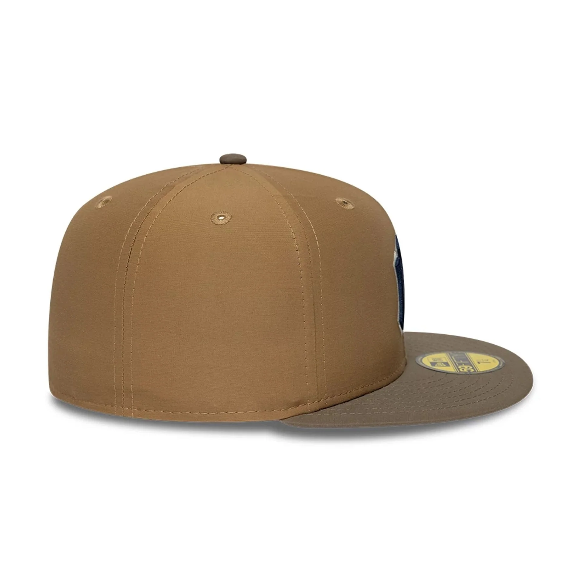 New York Yankees MLB Gros Grain Beige 59FIFTY Fitted Cap - Image 4
