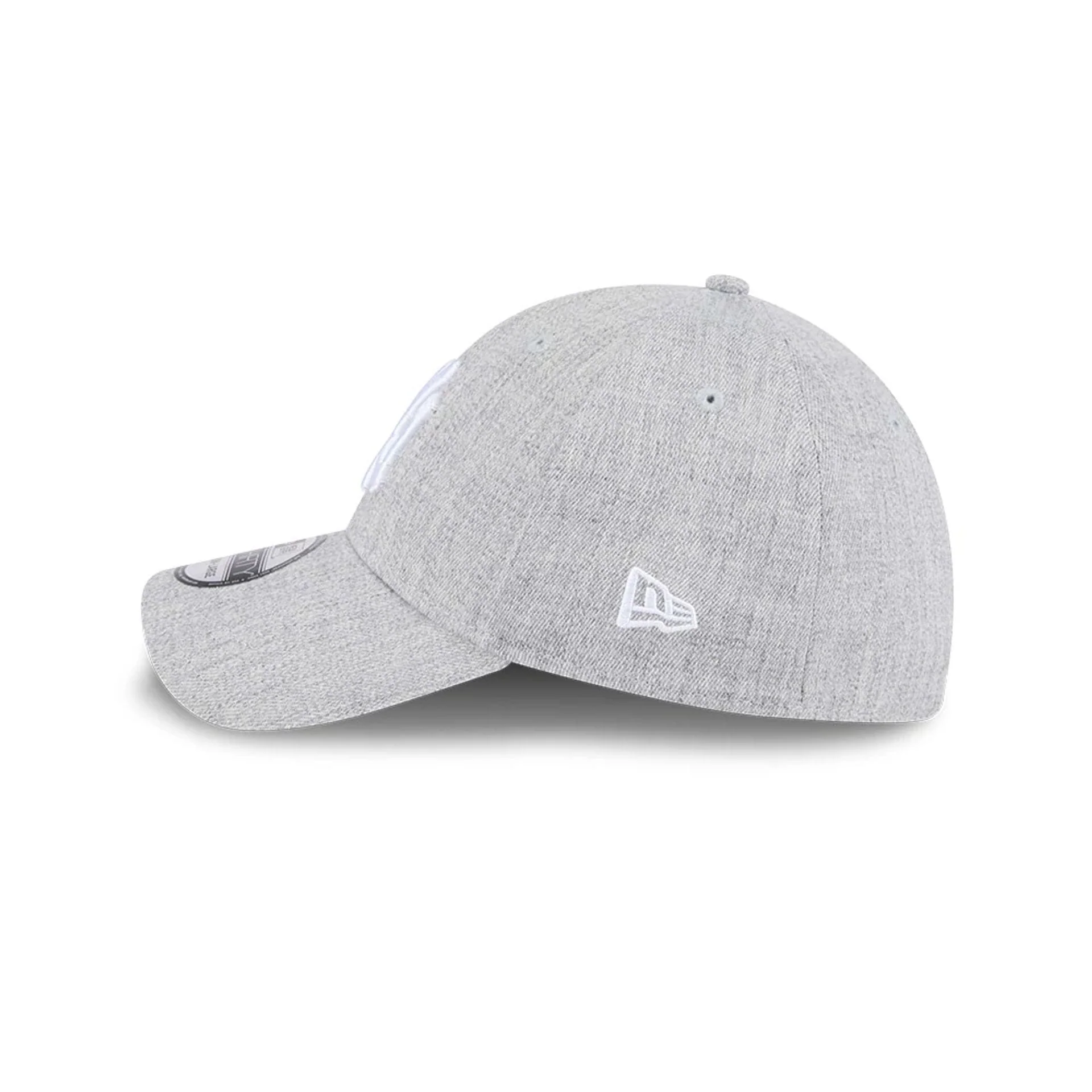 New York Yankees MLB Heather Grey 39THIRTY Stretch Fit Cap - Image 4