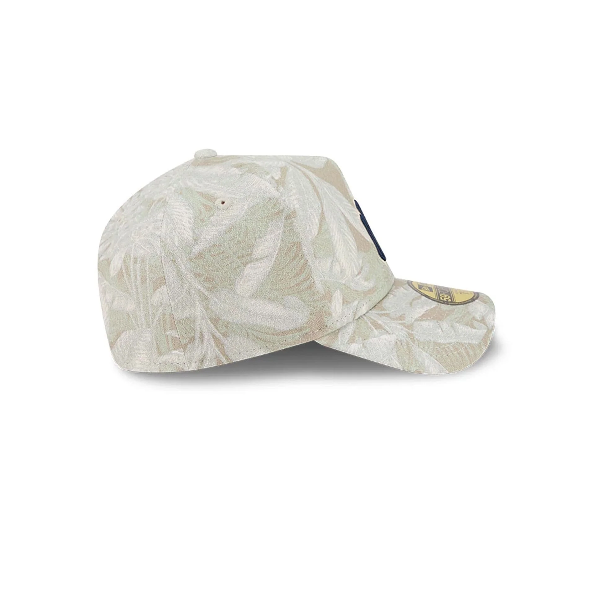New York Yankees MLB Leafy Palm Light Beige 59FORTY A-Frame Fitted Cap - Image 6