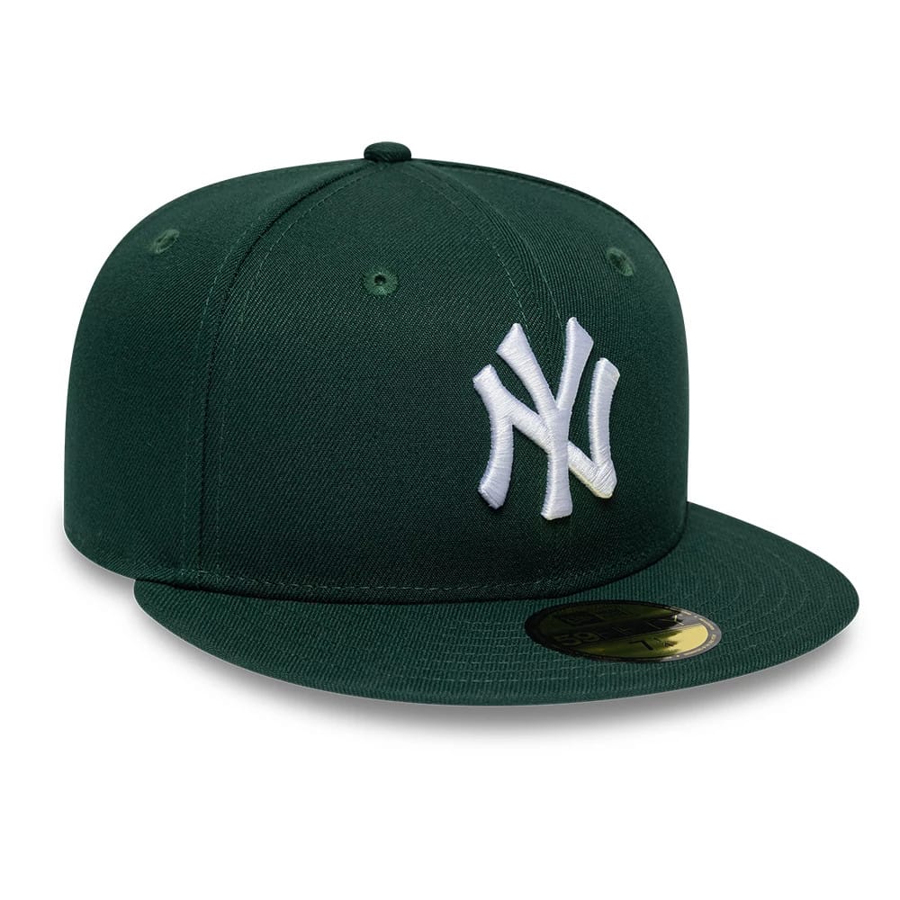 New York Yankees MLB League Essential Dark Green 59FIFTY Fitted Cap - Image 3