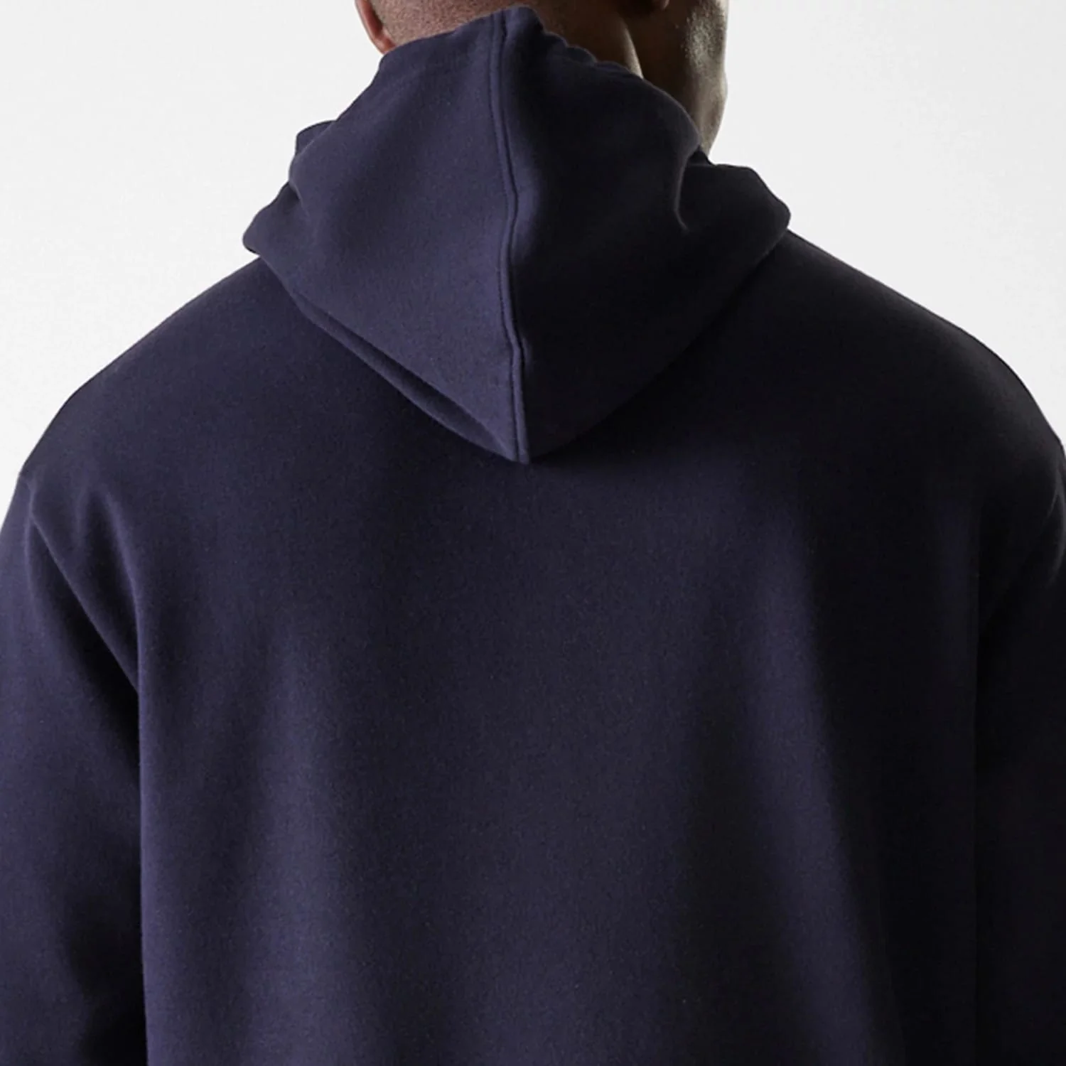 New York Yankees MLB League Essential Midi French Terry Navy Oversized Pullover Hoodie - Image 7