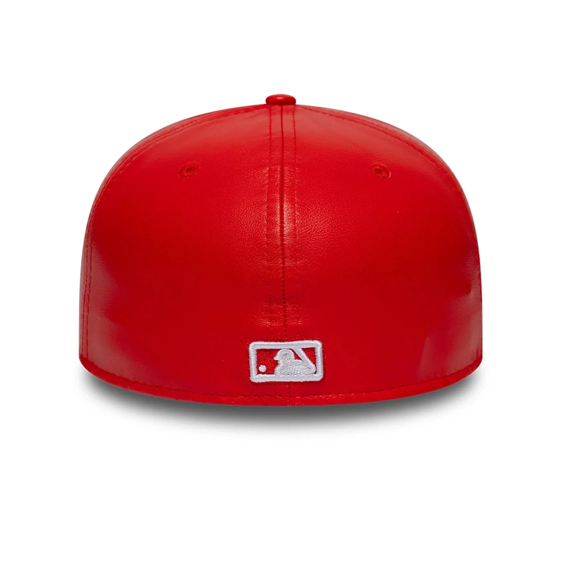 New York Yankees MLB Leather Red 59FIFTY Fitted Cap - Image 5