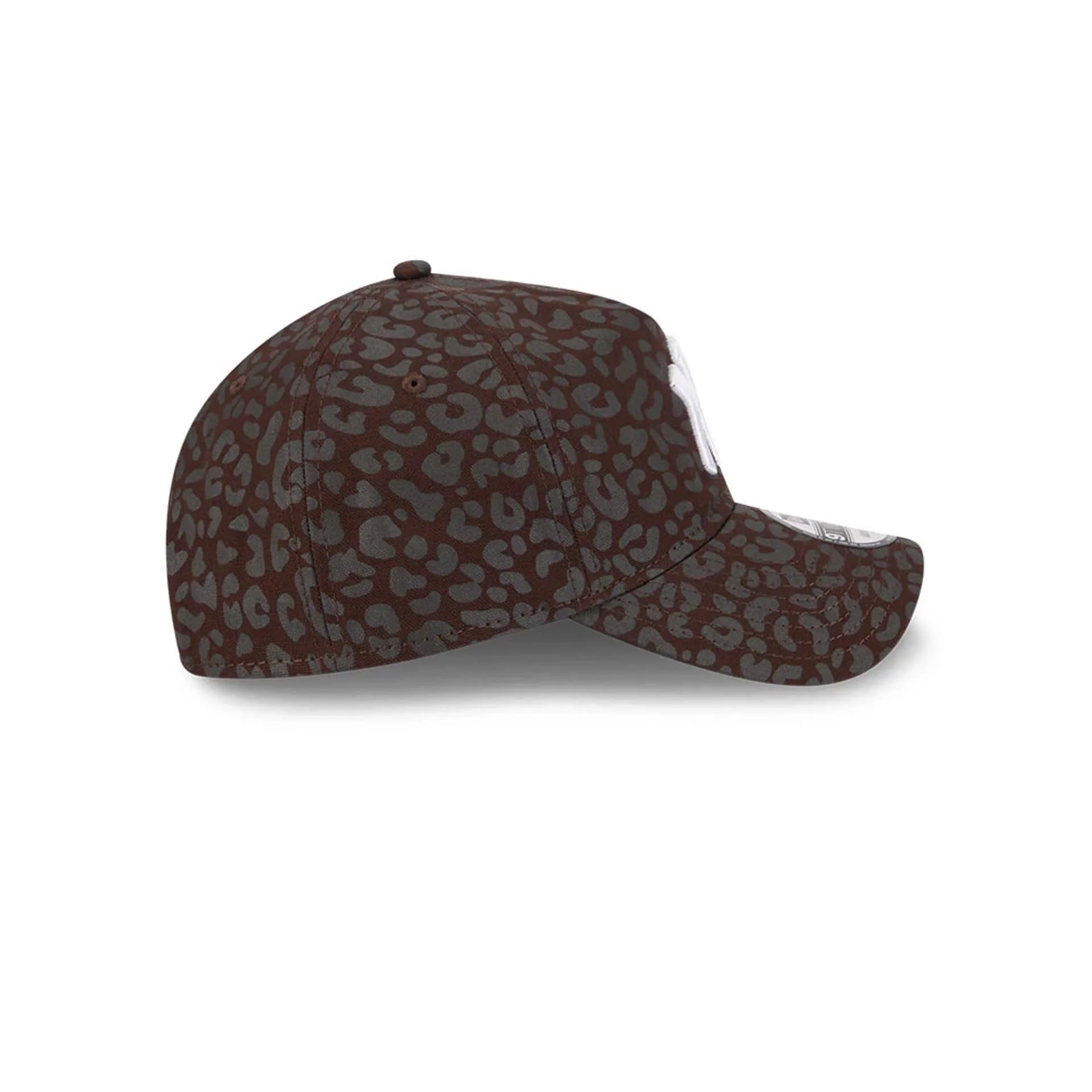 New York Yankees MLB Leopard Dark Brown 9TWENTY A-Frame Adjustable Cap - Image 5