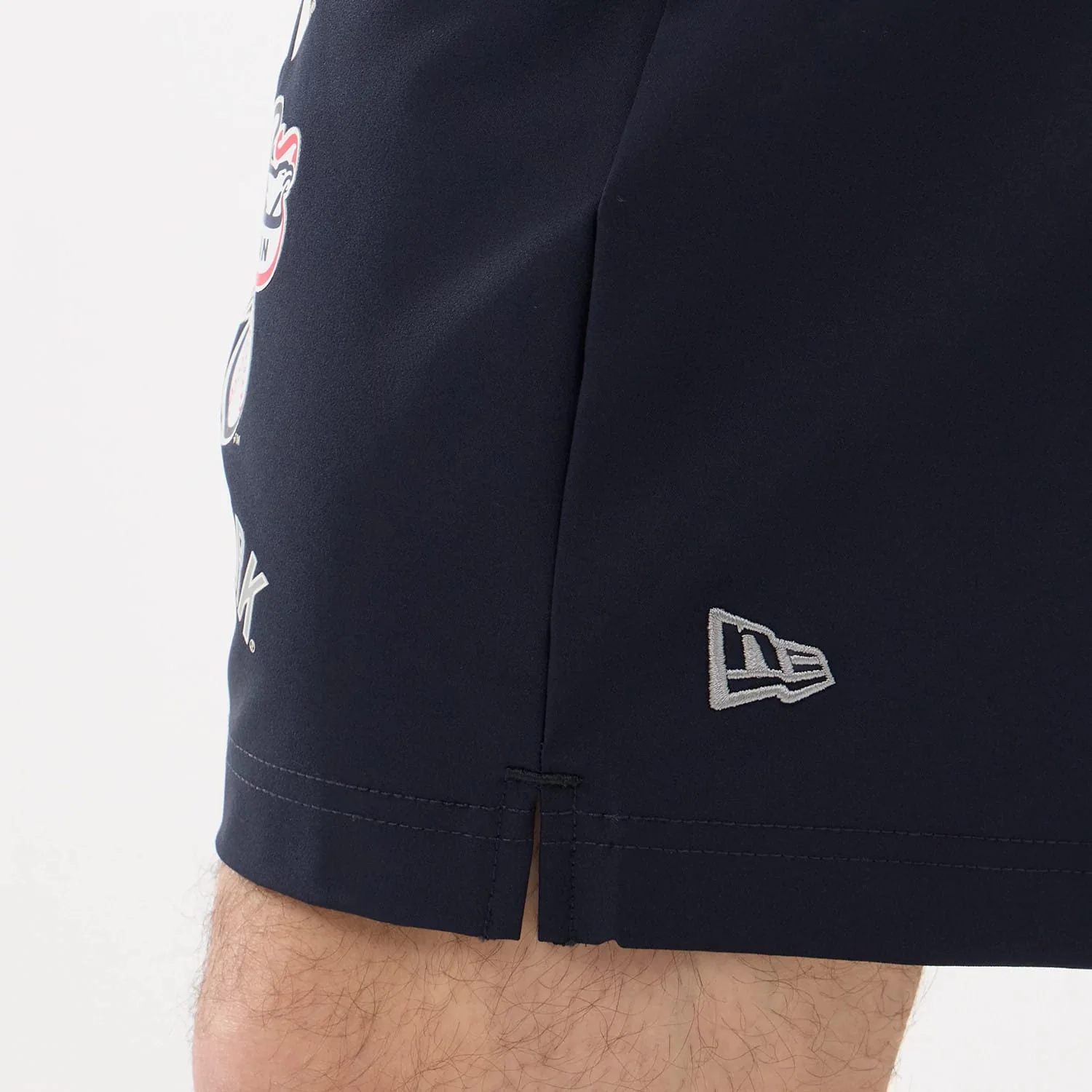 New York Yankees MLB Match Navy Oversized Shorts - Image 4