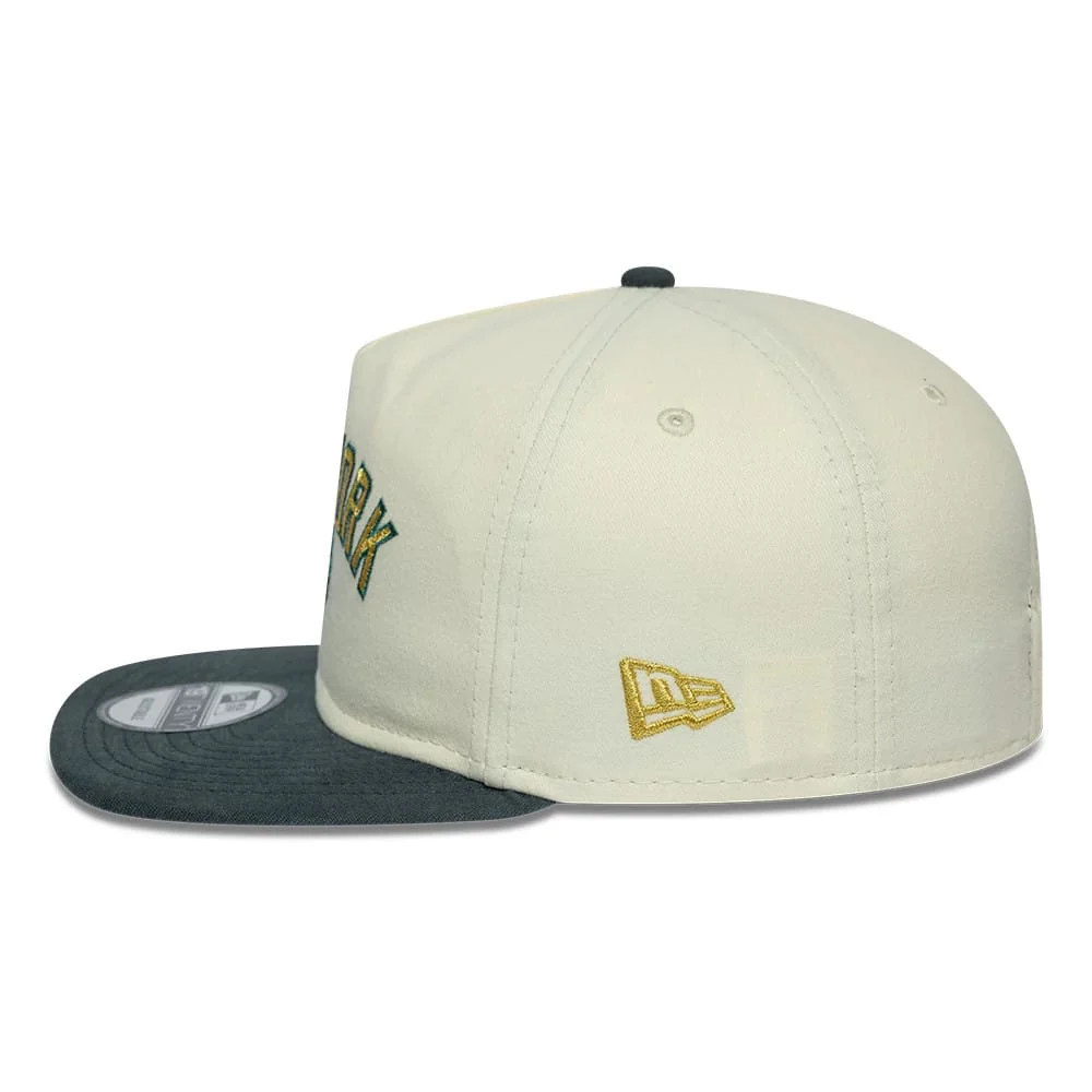 New York Yankees MLB Metallic Logo Cream 19TWENTY Adjustable Cap - Image 6