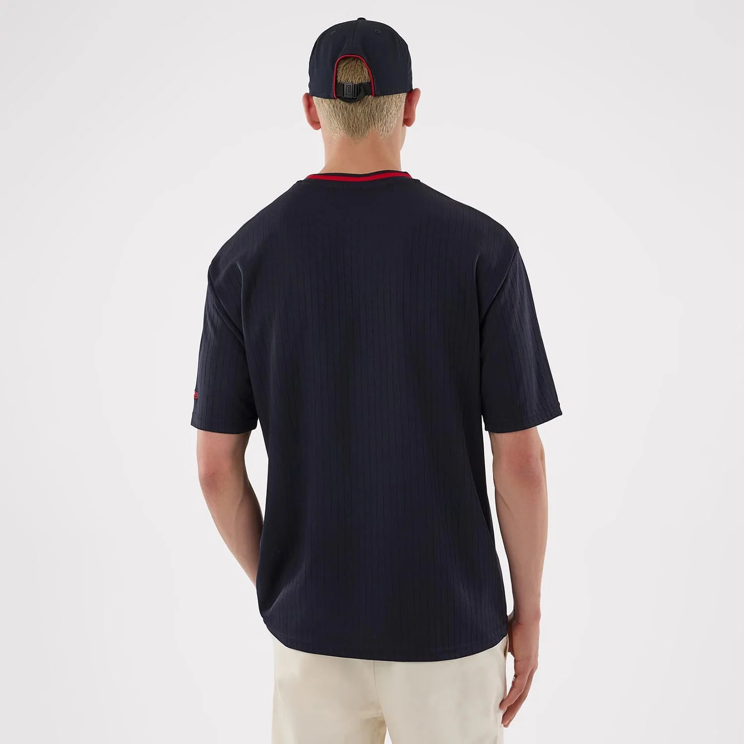 New York Yankees MLB Navy Oversized T-Shirt - Image 2