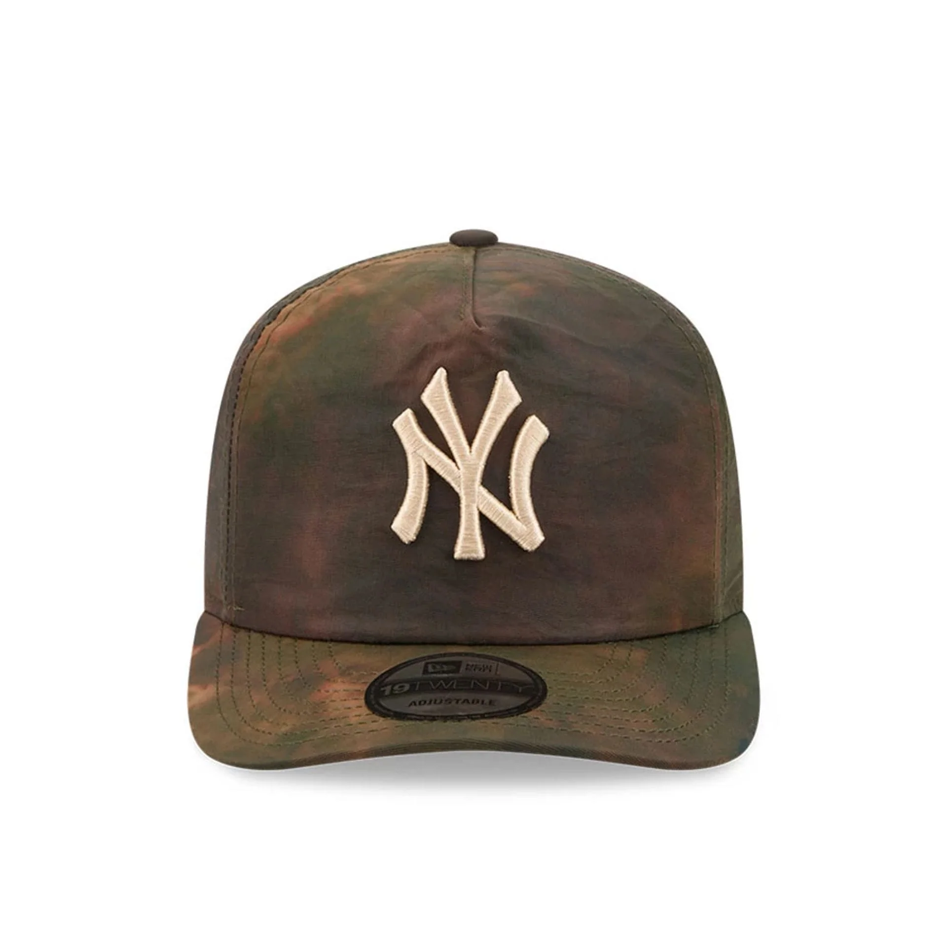New York Yankees MLB Nylon Wash Dye Open Green 19TWENTY Adjustable Cap - Image 2