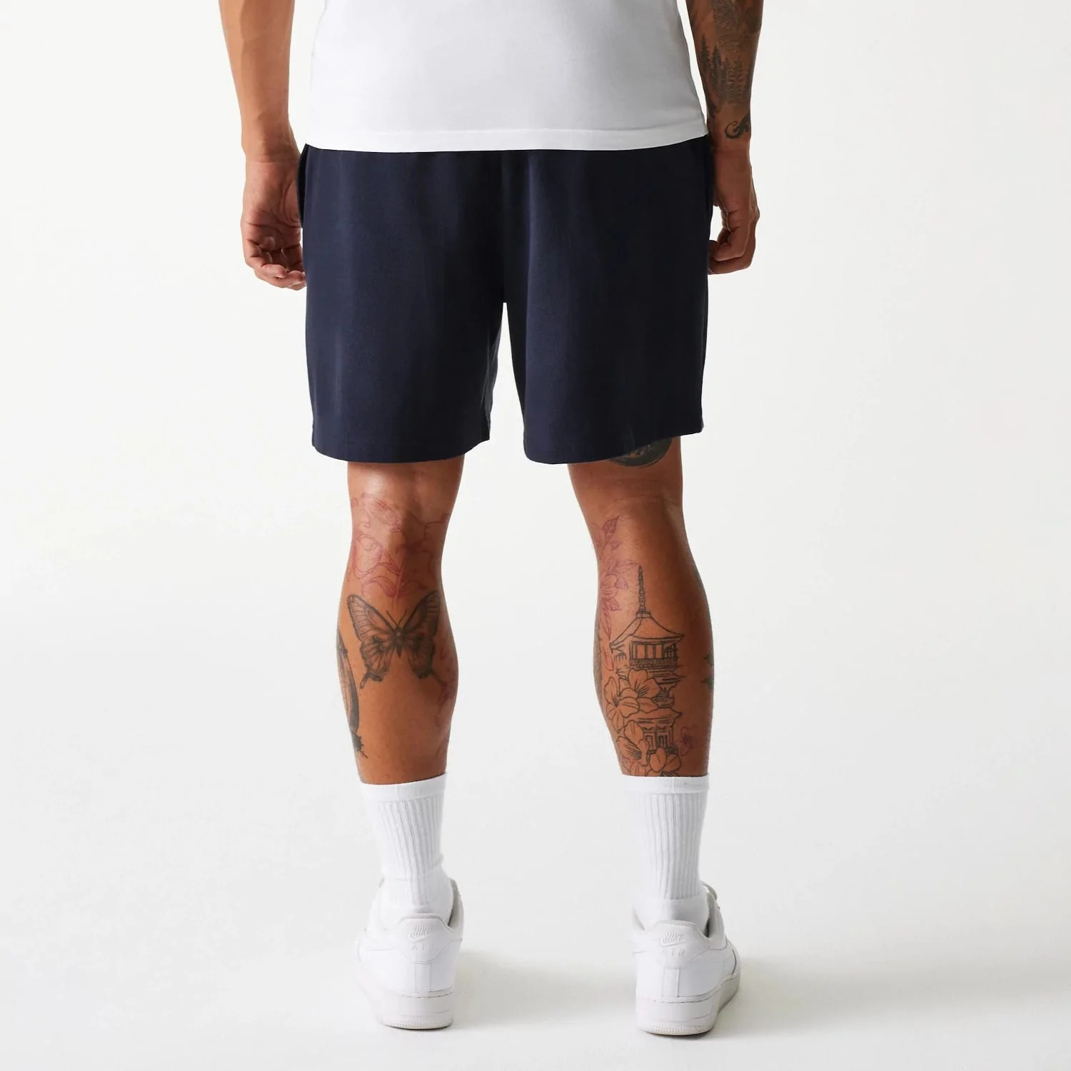 New York Yankees MLB Pique Navy Shorts - Image 2