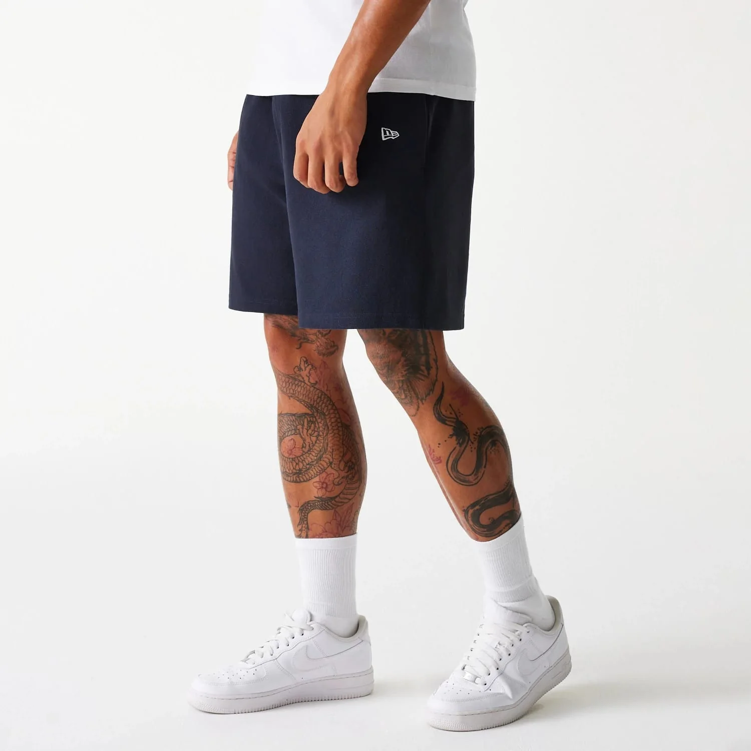 New York Yankees MLB Pique Navy Shorts - Image 3