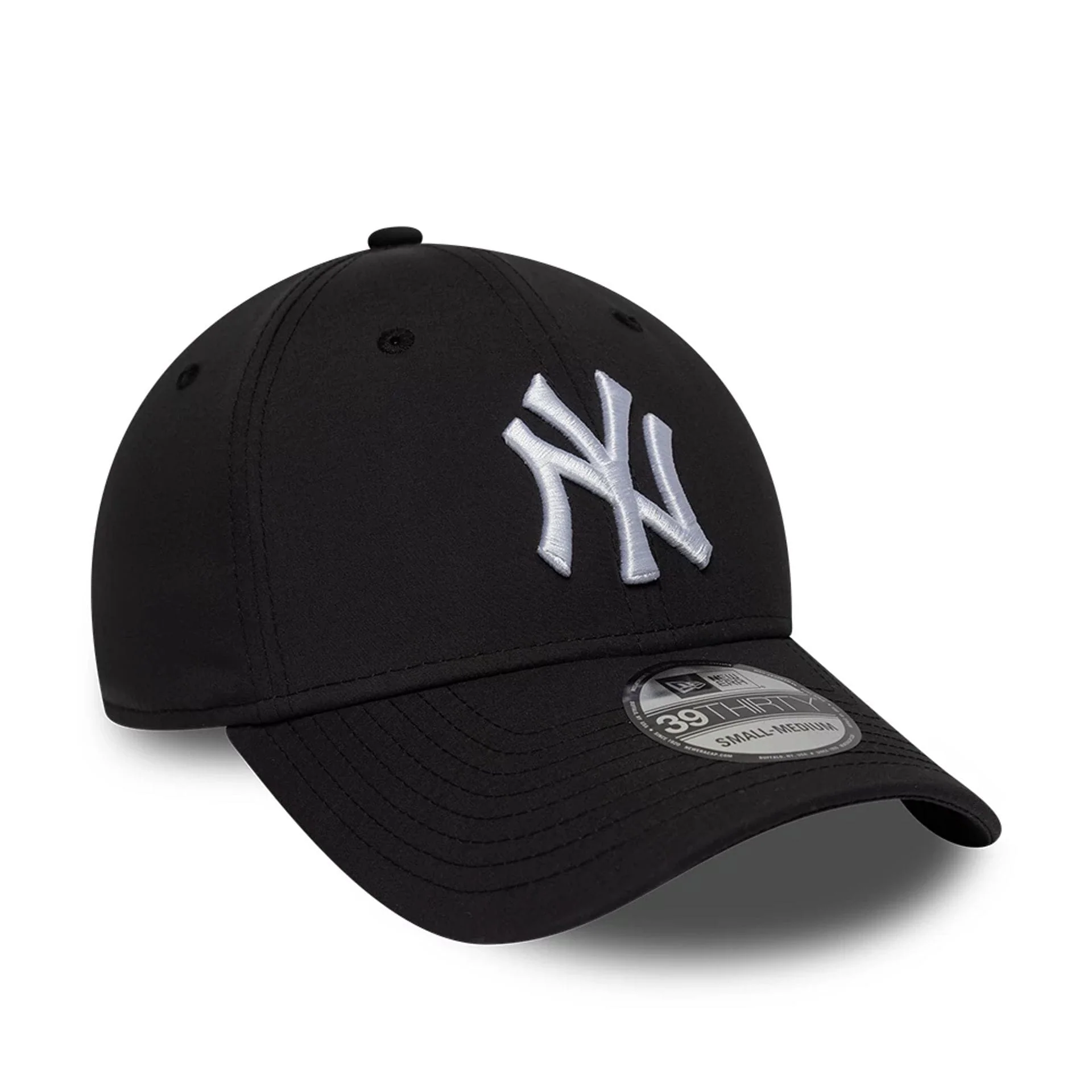 New York Yankees MLB Recycled Black 39THIRTY Stretch Fit Cap - Image 3