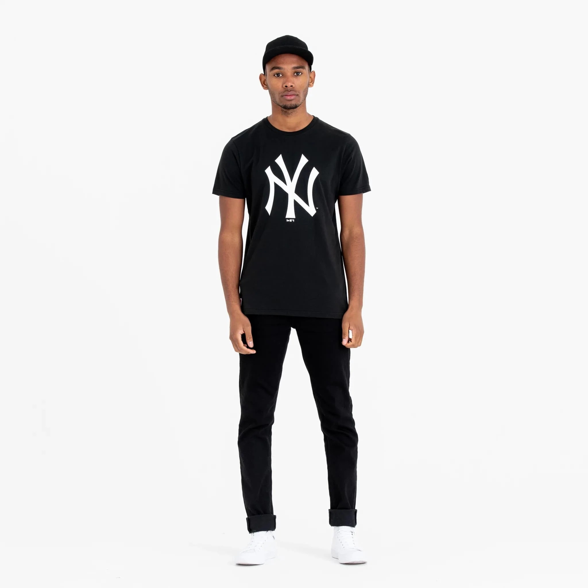 New York Yankees MLB Regular Black T-Shirt - Image 3