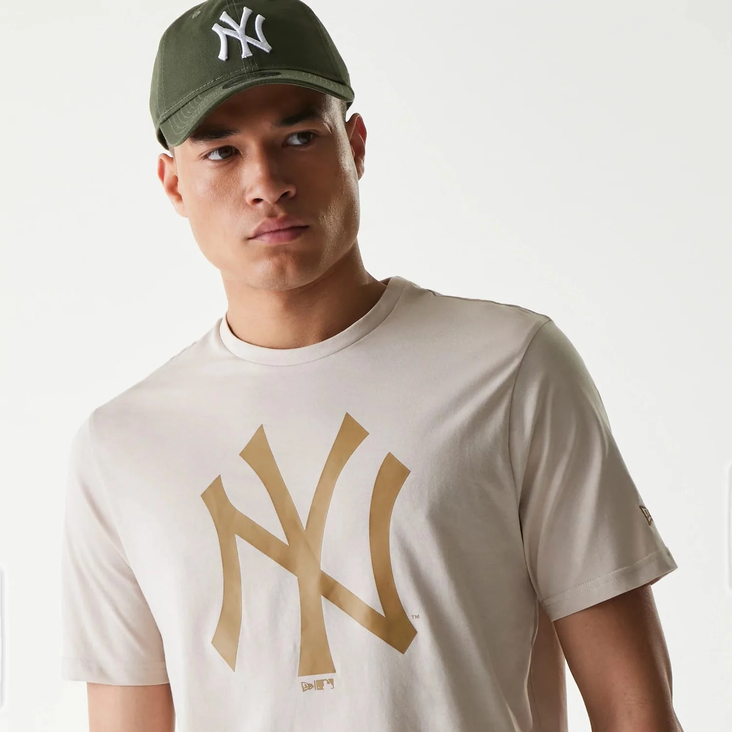 New York Yankees MLB Regular Cream T-Shirt - Image 3