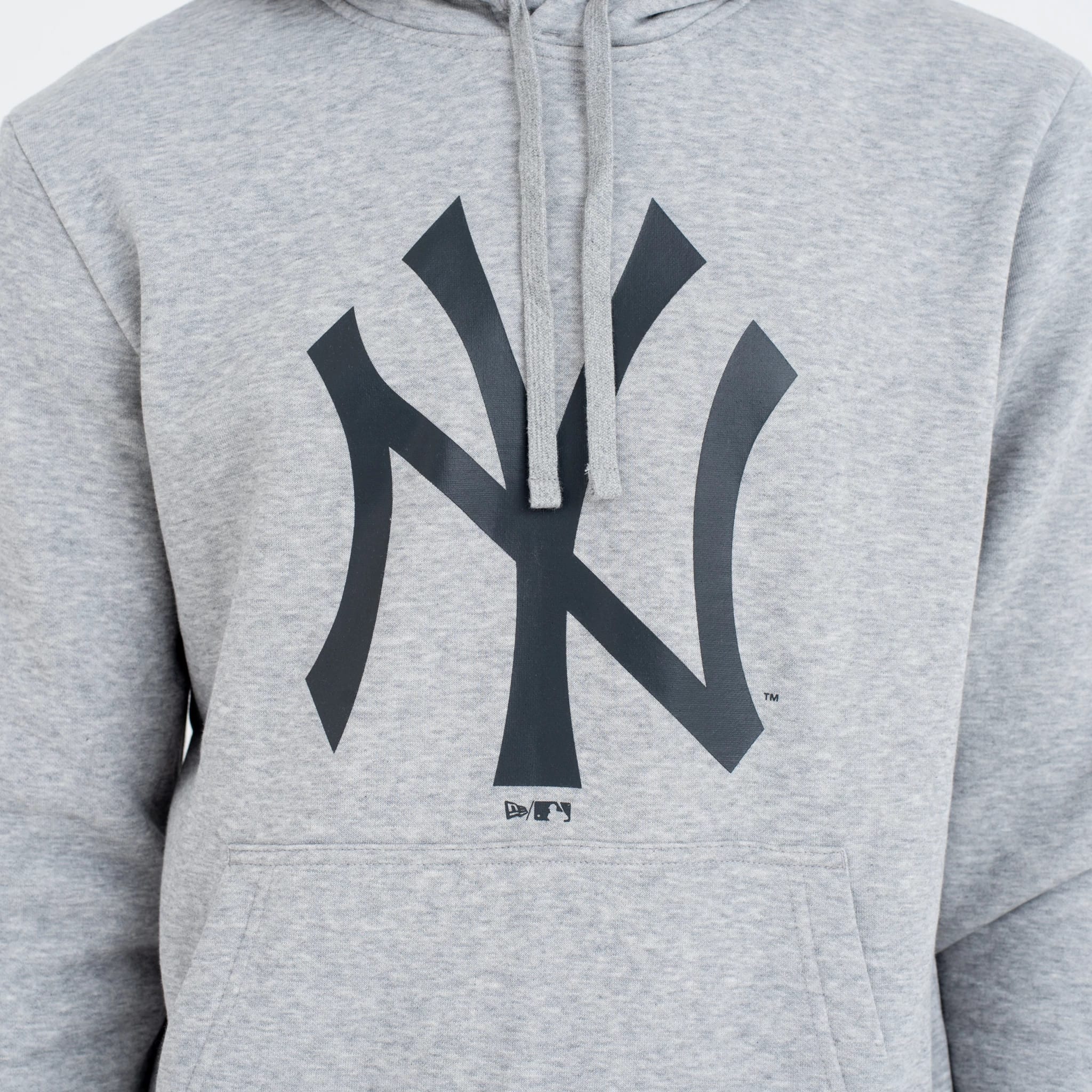 New York Yankees MLB Regular Grey Pullover Hoodie - Image 4