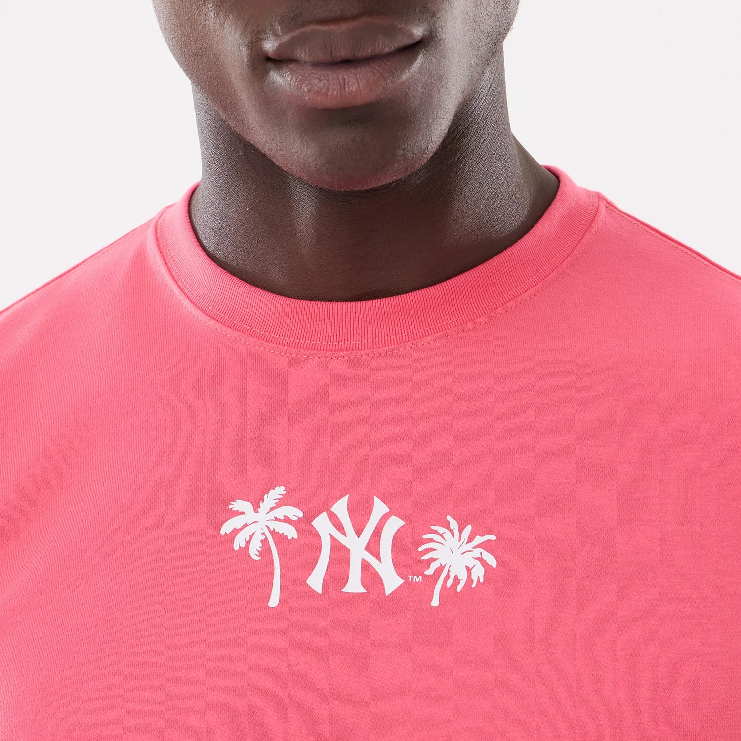 New York Yankees MLB Resort Pink T-Shirt - Image 3