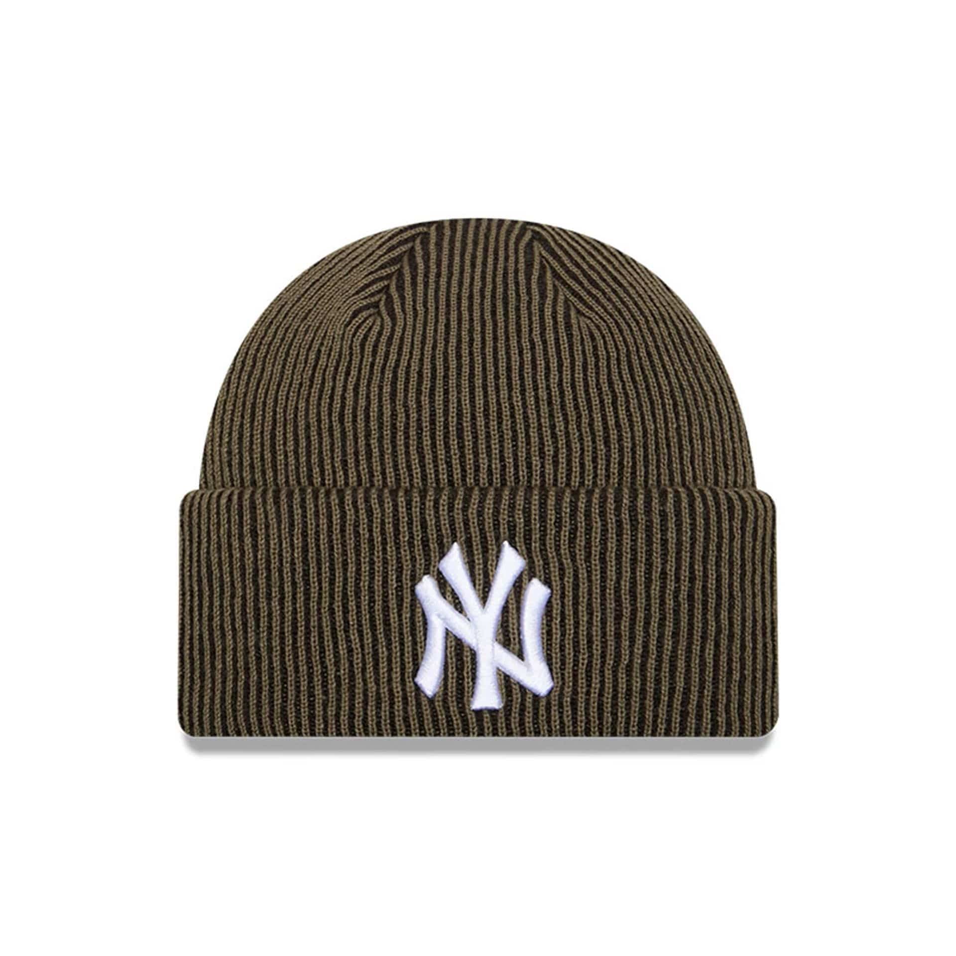 New York Yankees MLB Rib Dark Green Cuff Knit Beanie Hat