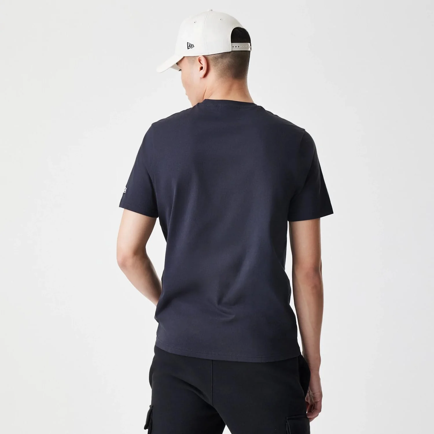 New York Yankees MLB Script Graphic Navy T-Shirt - Image 2
