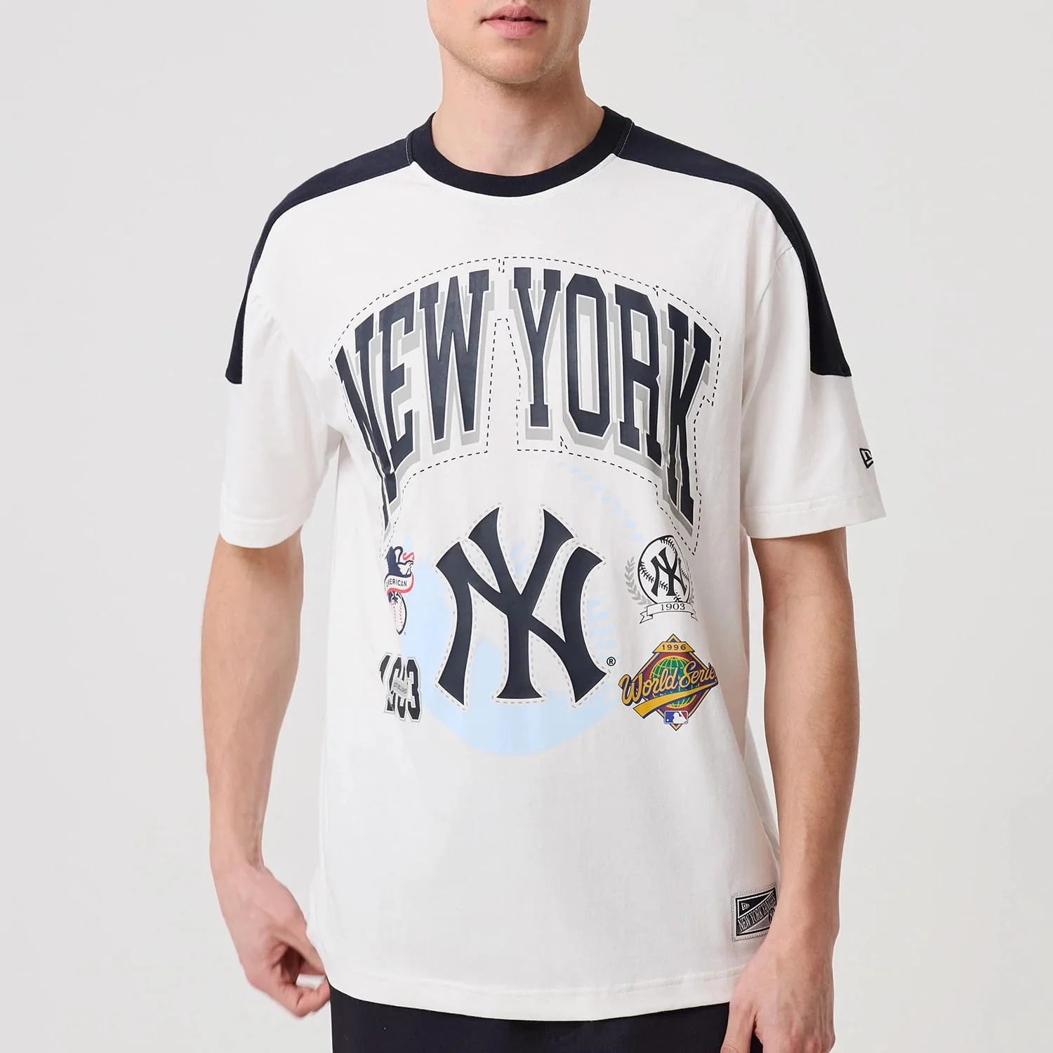 New York Yankees MLB Sport Classic White T-Shirt - Image 5