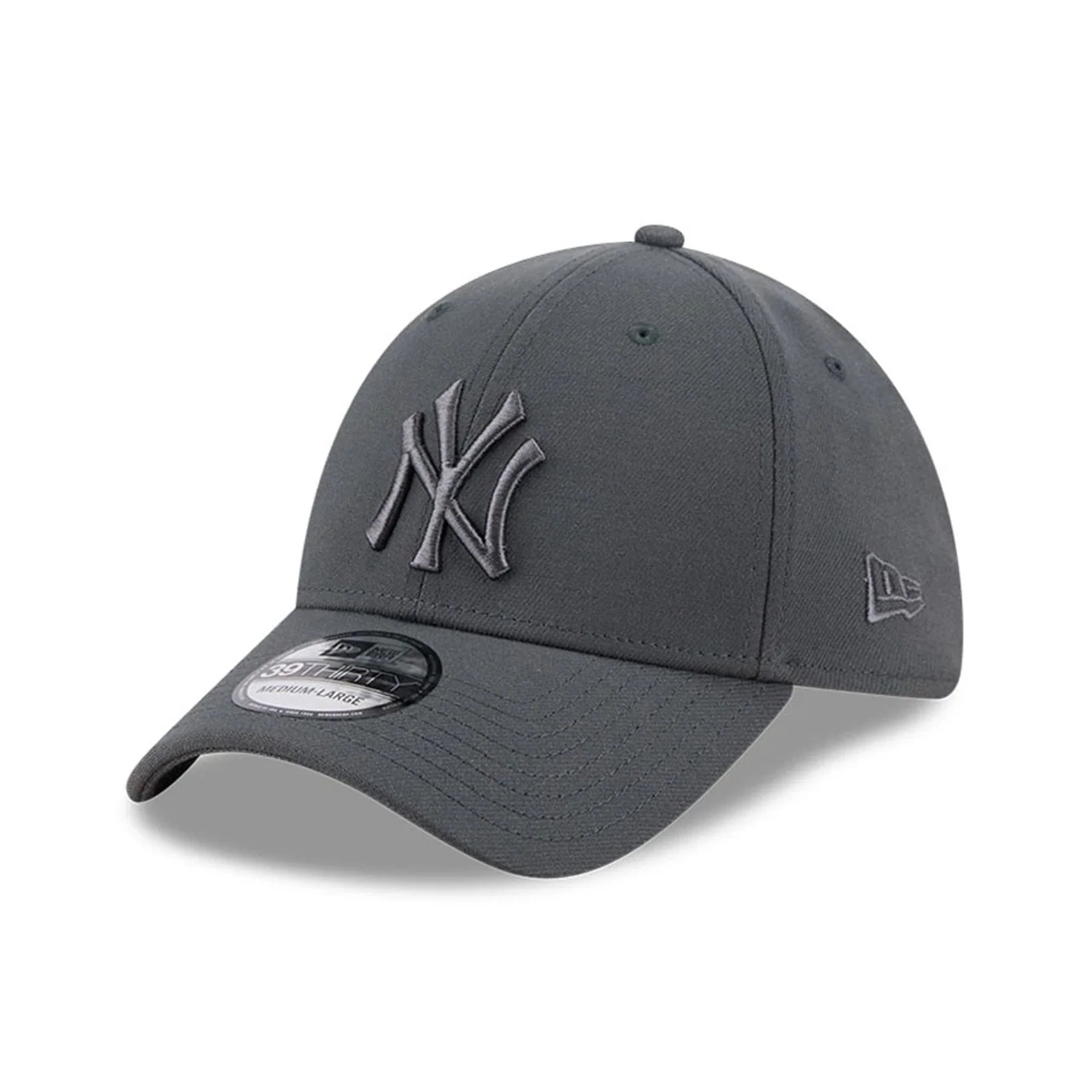 New York Yankees MLB Steel Charcoal 39THIRTY Stretch Fit Cap