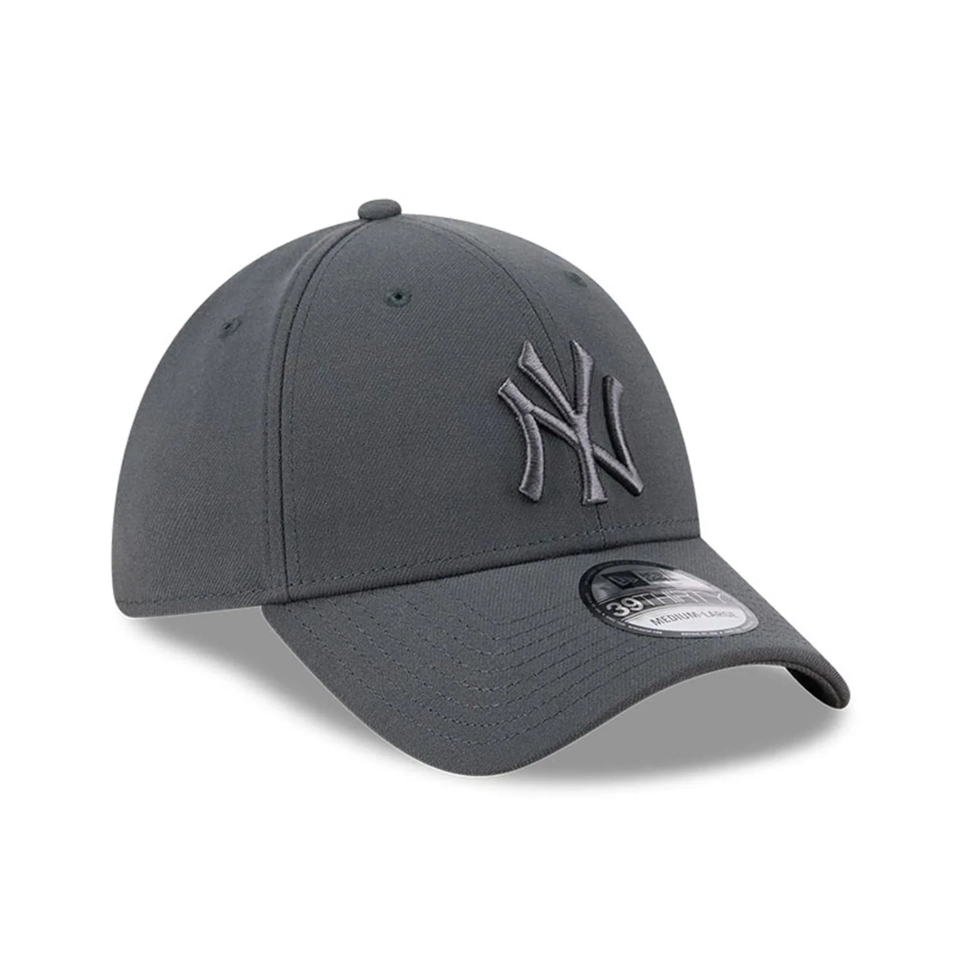 New York Yankees MLB Steel Charcoal 39THIRTY Stretch Fit Cap - Image 3