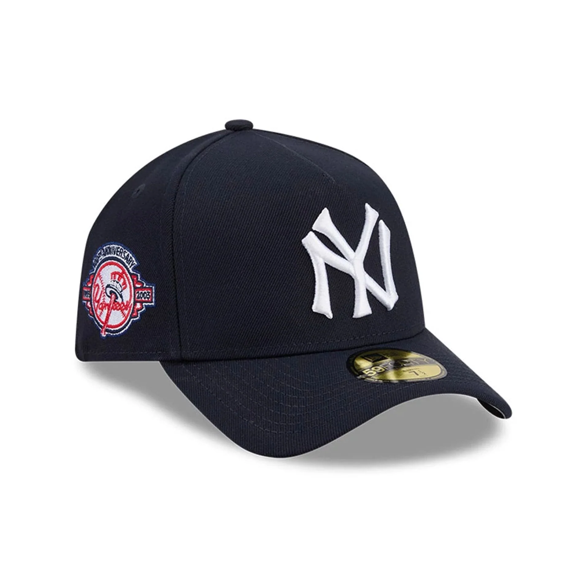 New York Yankees MLB Team Side Navy 59FORTY A-Frame Fitted Cap