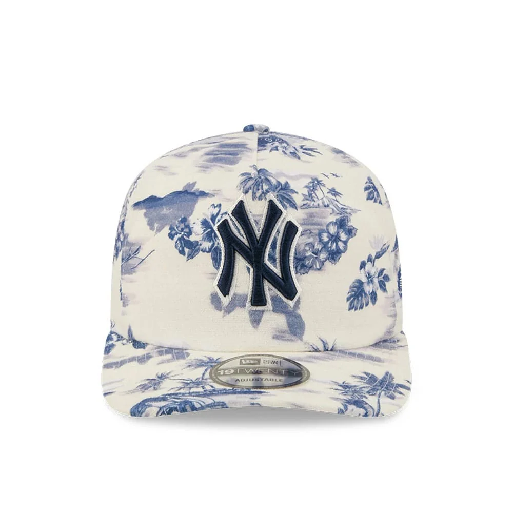 New York Yankees MLB Tropics Navy 19TWENTY Adjustable Cap - Image 3