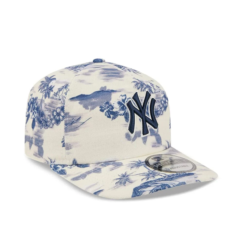 New York Yankees MLB Tropics Navy 19TWENTY Adjustable Cap - Image 4