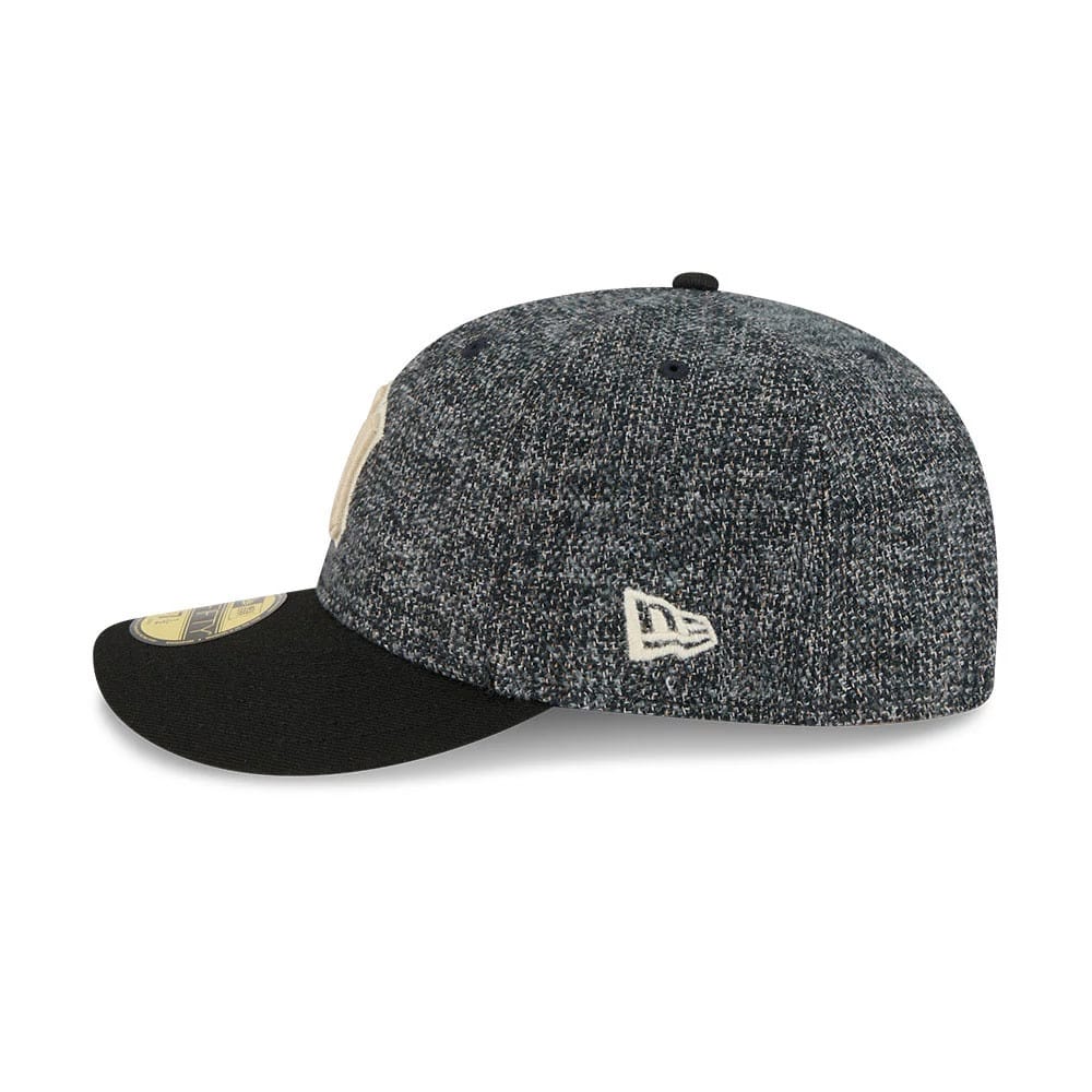 New York Yankees MLB Tweedy Cotton Black 59FIFTY Fitted Cap - Image 5