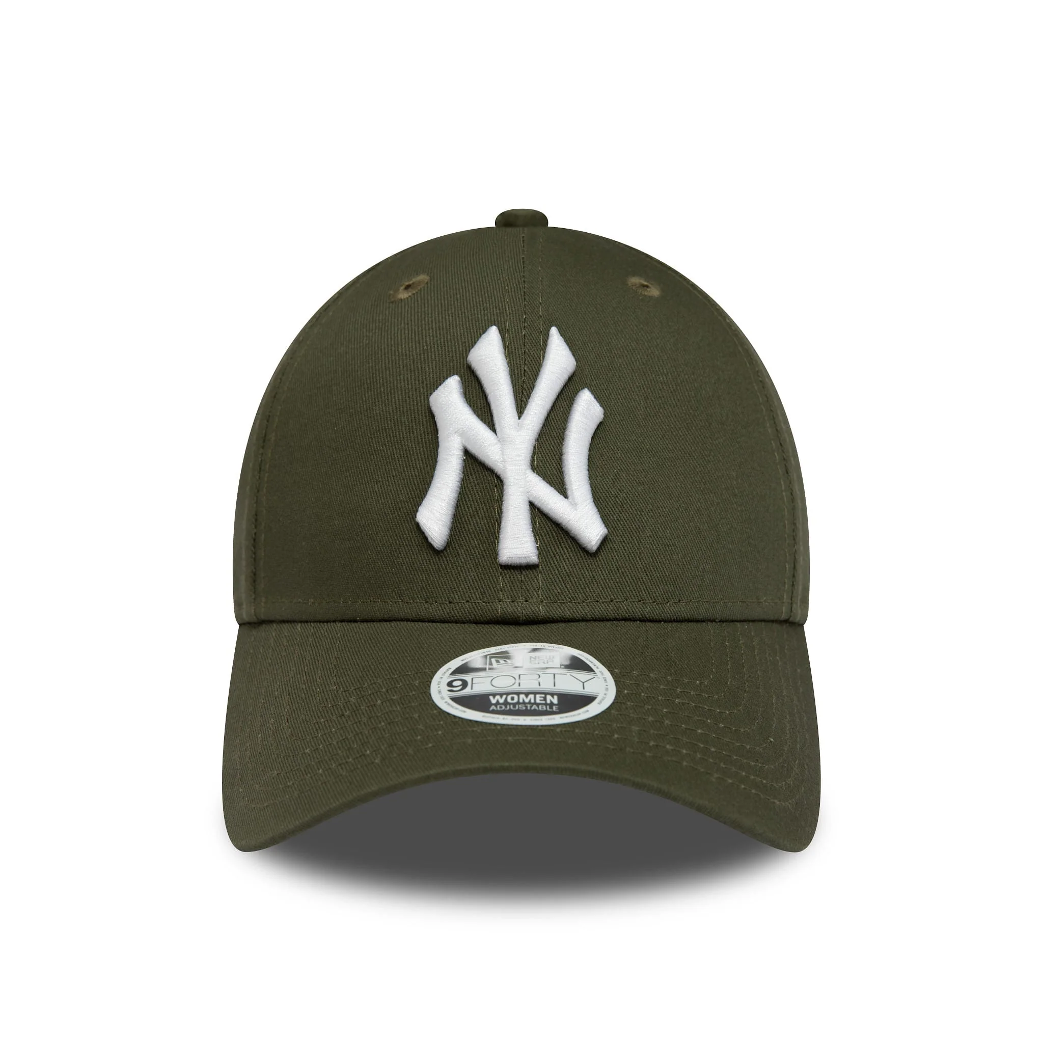 New York Yankees Womens League Essential Green 9FORTY Adjustable Cap - Image 2