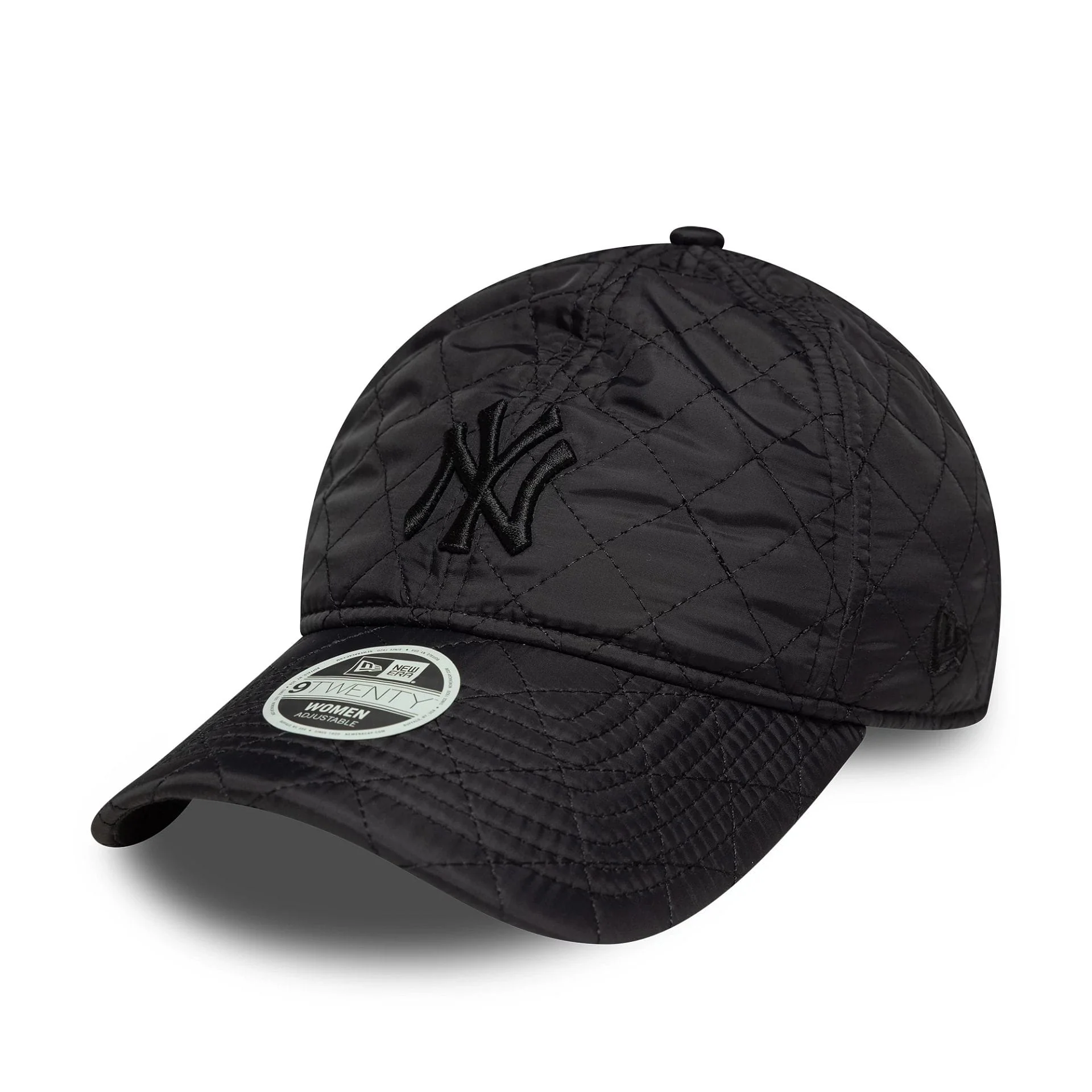 New York Yankees Womens MLB Padded Black 9TWENTY Adjustable Cap