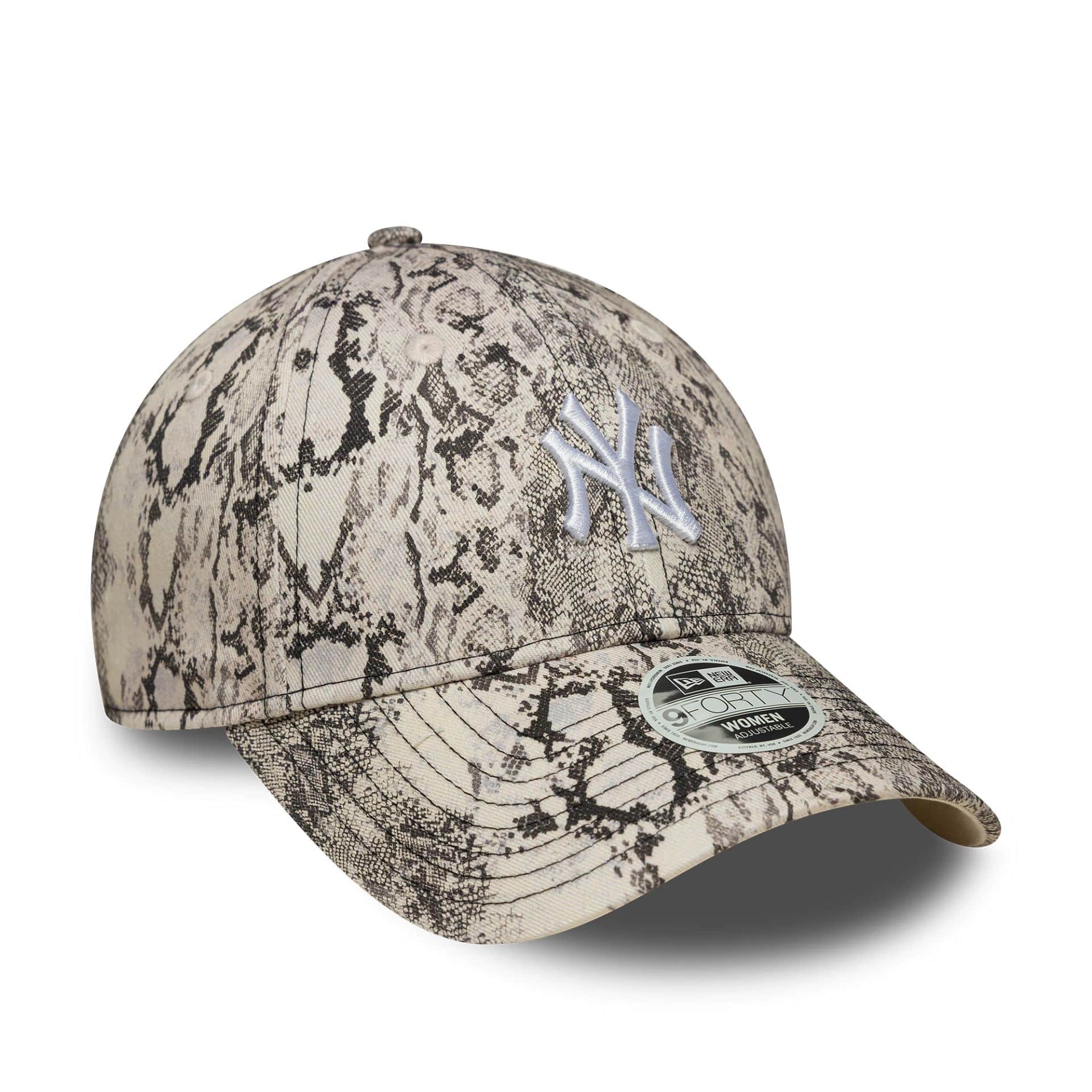 New York Yankees Womens MLB Snake Grey 9FORTY Adjustable Cap - Image 3