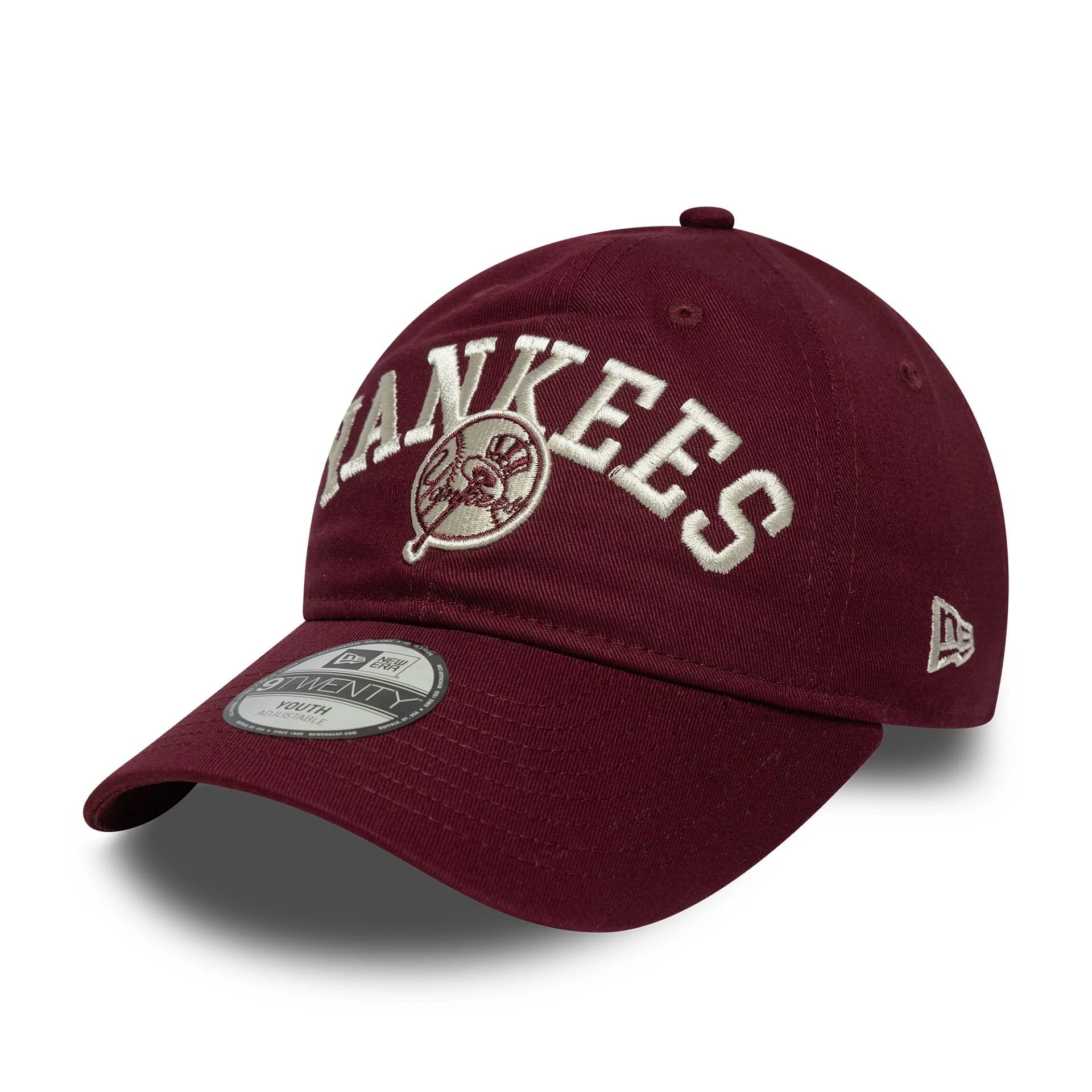 New York Yankees Youth MLB College Dark Red 9TWENTY Adjustable Cap