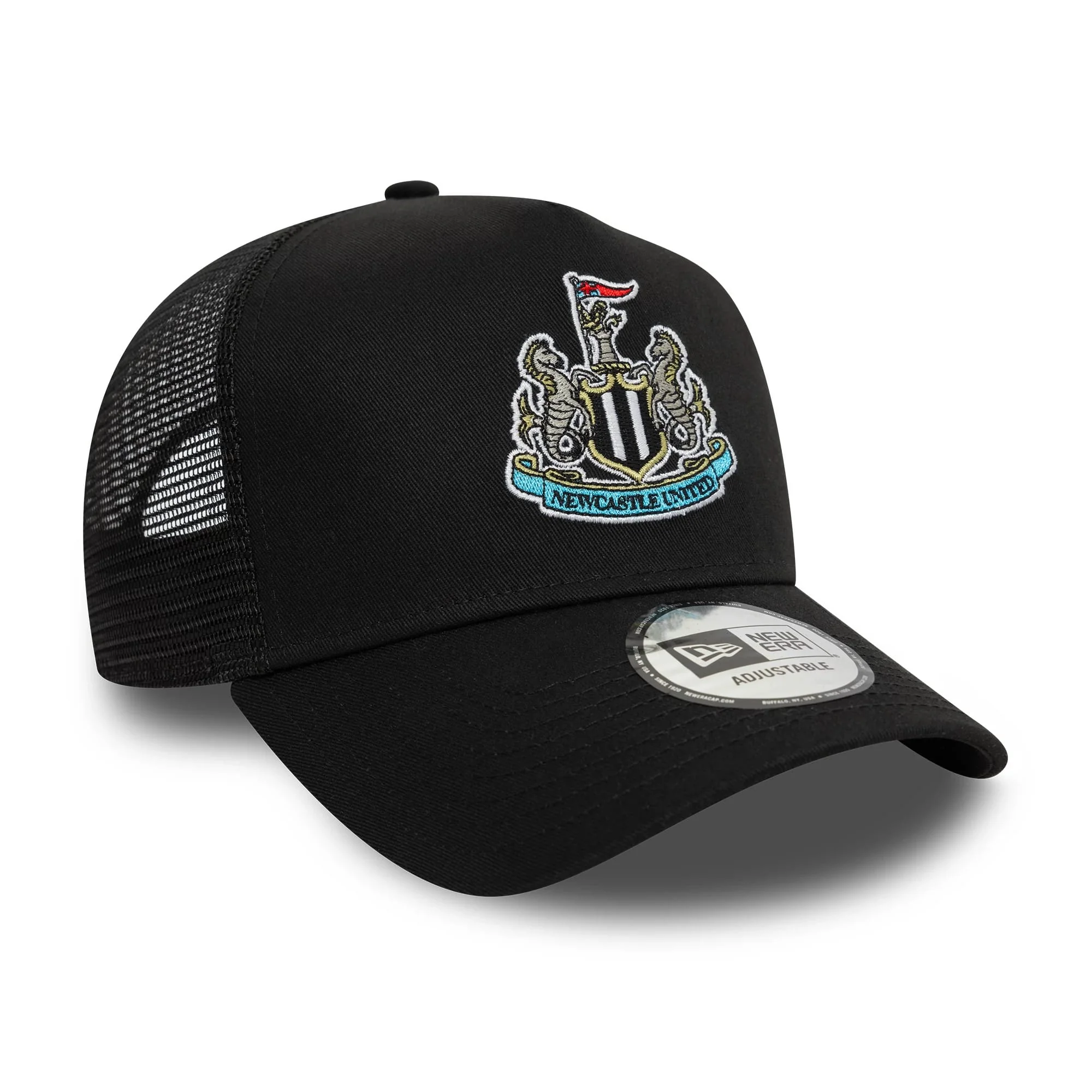 Newcastle United FC Core Black 9FORTY E-Frame Trucker Adjustable Cap - Image 2