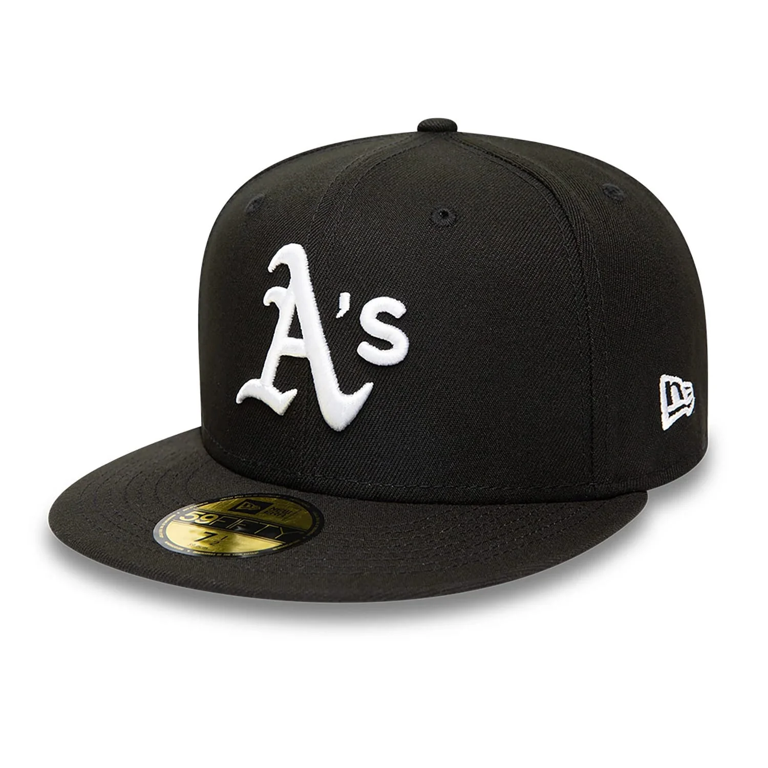 Oakland Athletics MLB Black and White 59FIFTY Fitted Cap