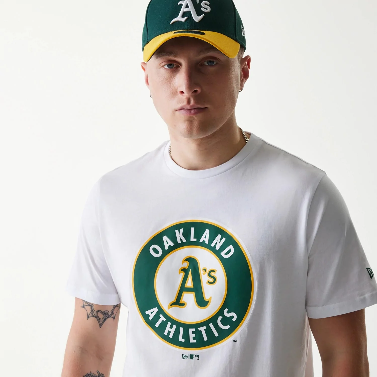Oakland Athletics MLB Regular White T-Shirt - Image 3