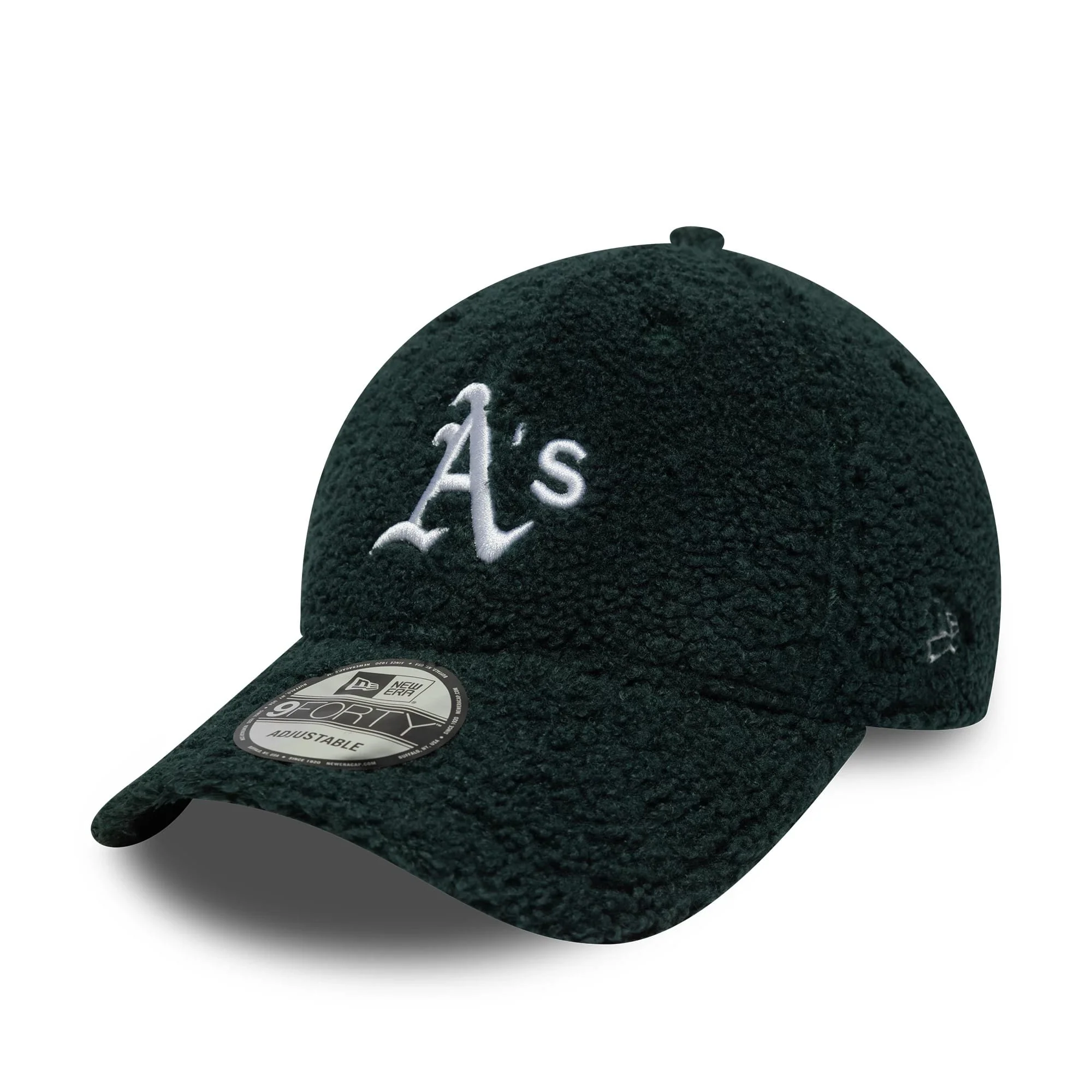 Oakland Athletics MLB Winter Borg Dark Green 9FORTY Adjustable Cap