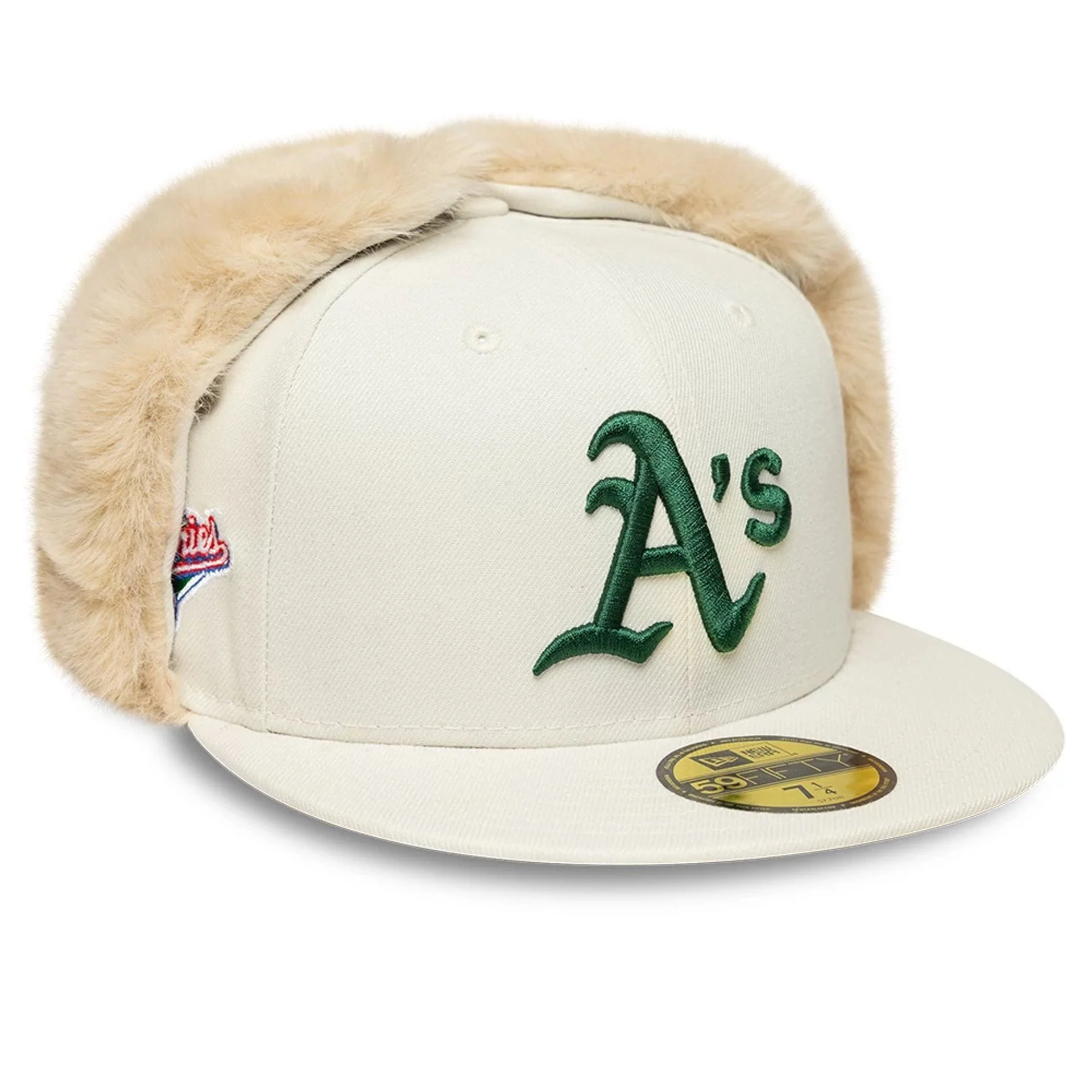 Oakland Athletics MLB World Series Cream Dogear 59FIFTY Fitted Cap