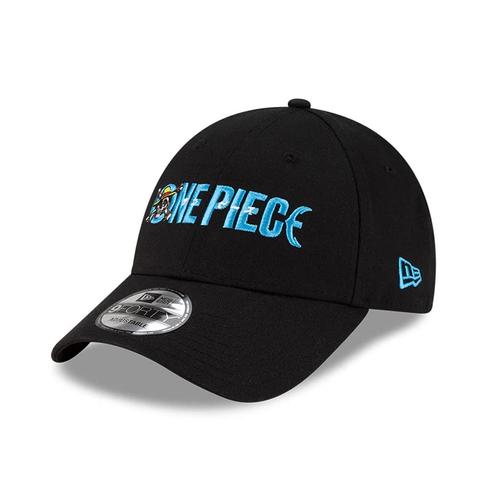 One Piece Straw Hat Pirates Black 9FORTY Adjustable Cap