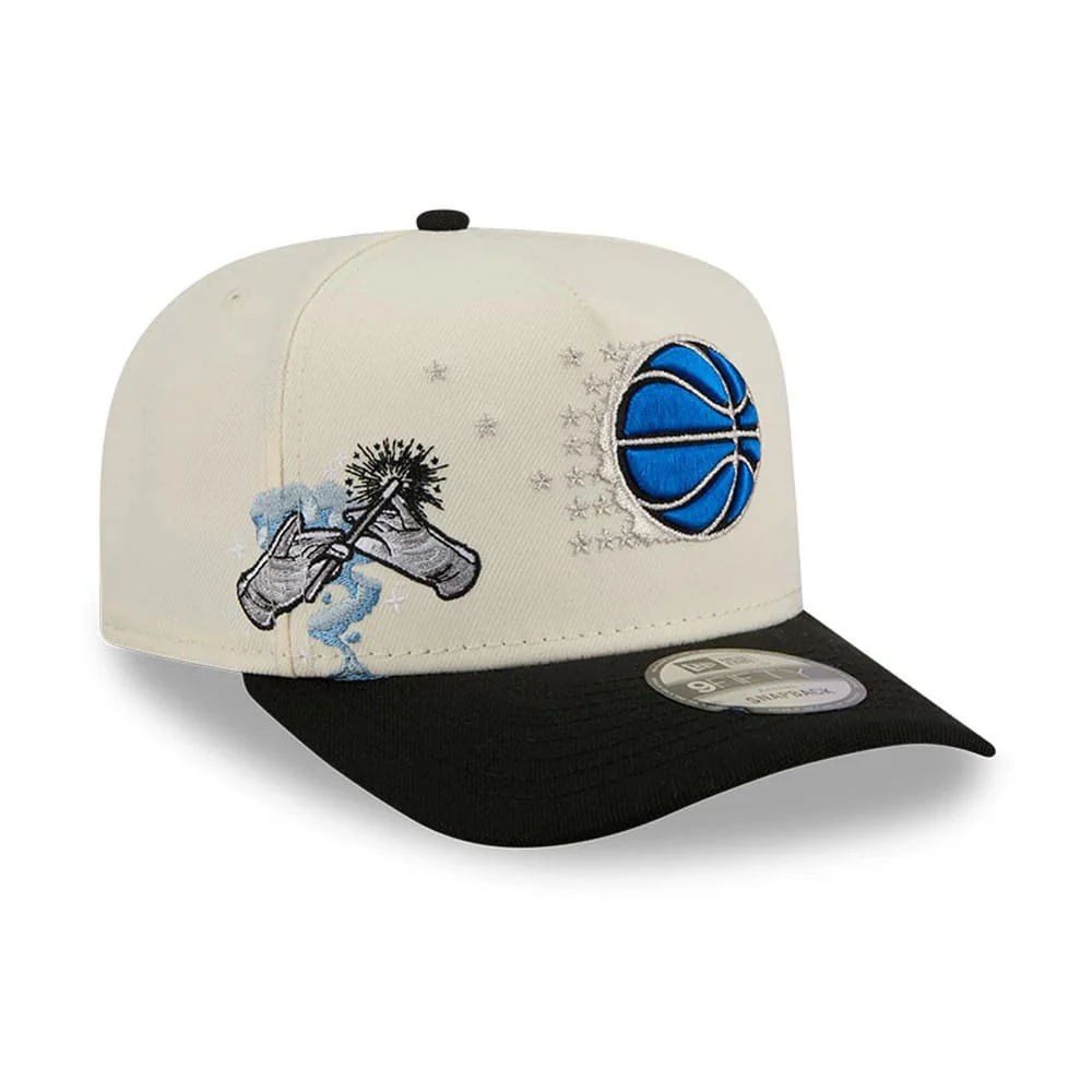 Orlando Magic NBA Black 9FIFTY A-Frame Snapback Adjustable Cap