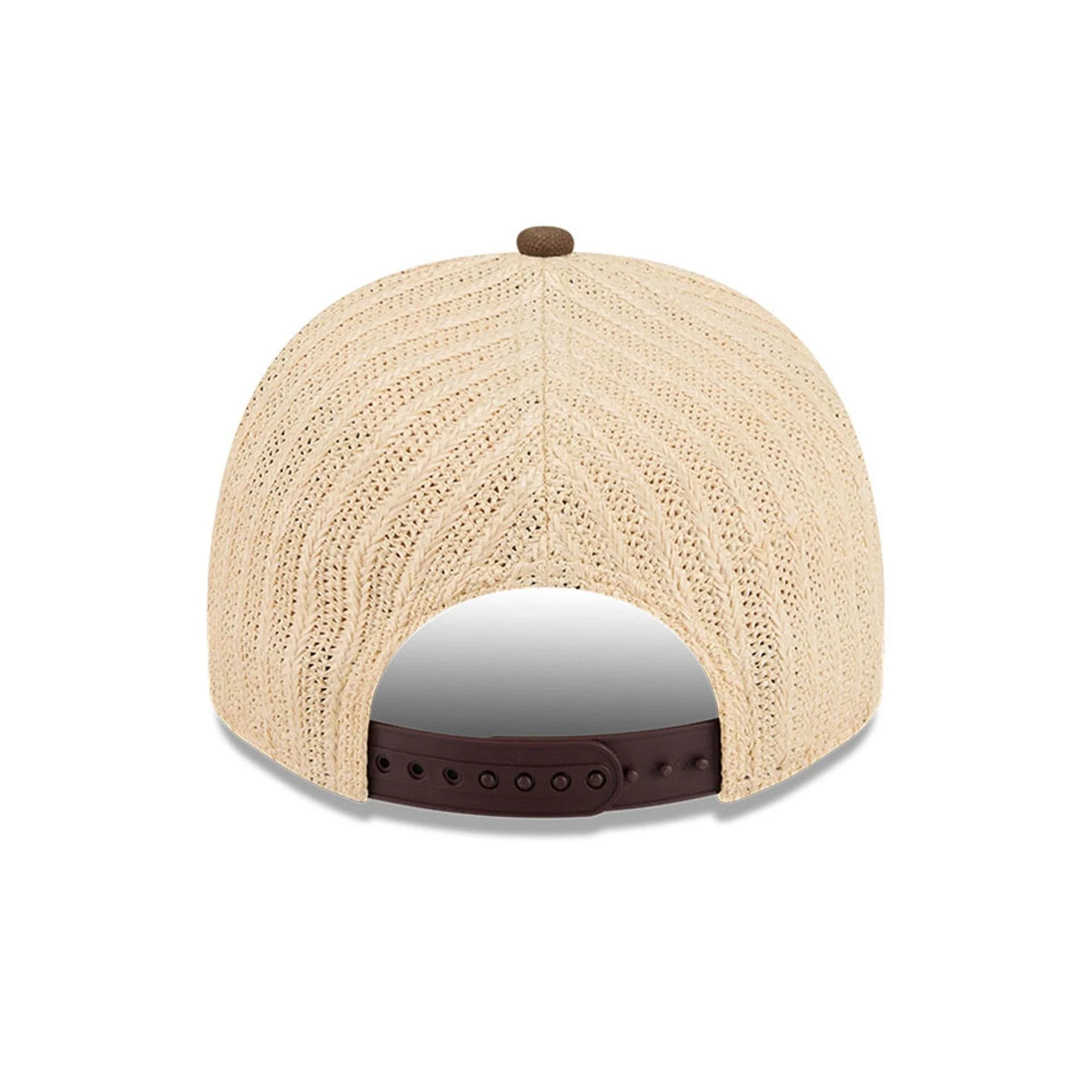 Padres MLB Grained Dark Brown 9FIFTY A-Frame Snapback Adjustable Cap - Image 7