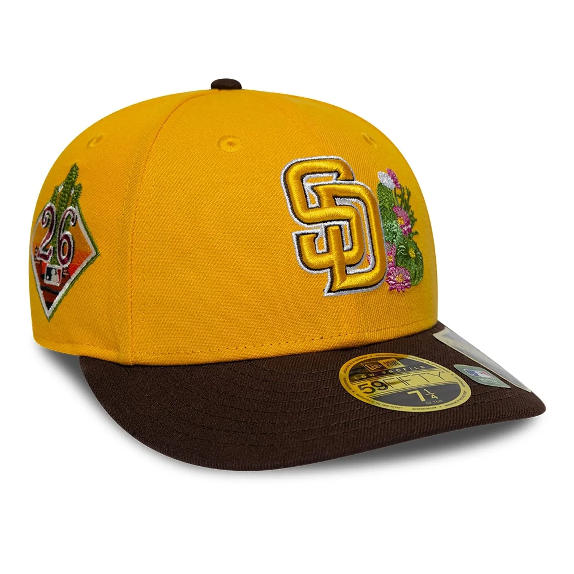 Padres MLB Spring Training 2026 Yellow Low Profile 59FIFTY Fitted Cap