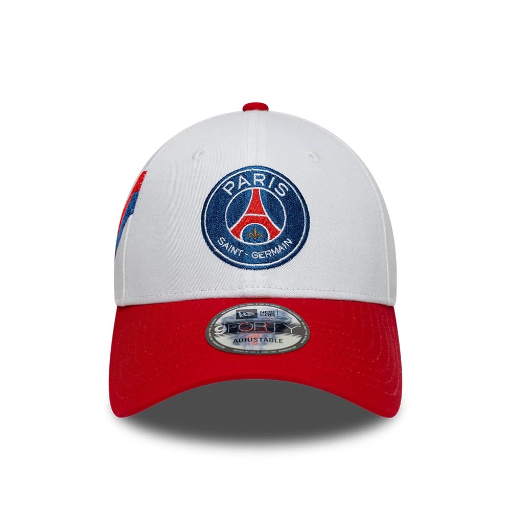 Paris Saint Germain 86 White 9FORTY Adjustable Cap - Image 3
