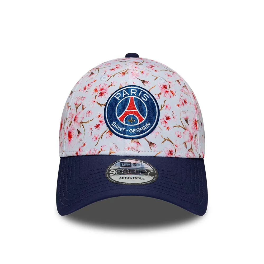 Paris Saint Germain Cherry Blossom Navy 9FORTY Adjustable Cap - Image 2