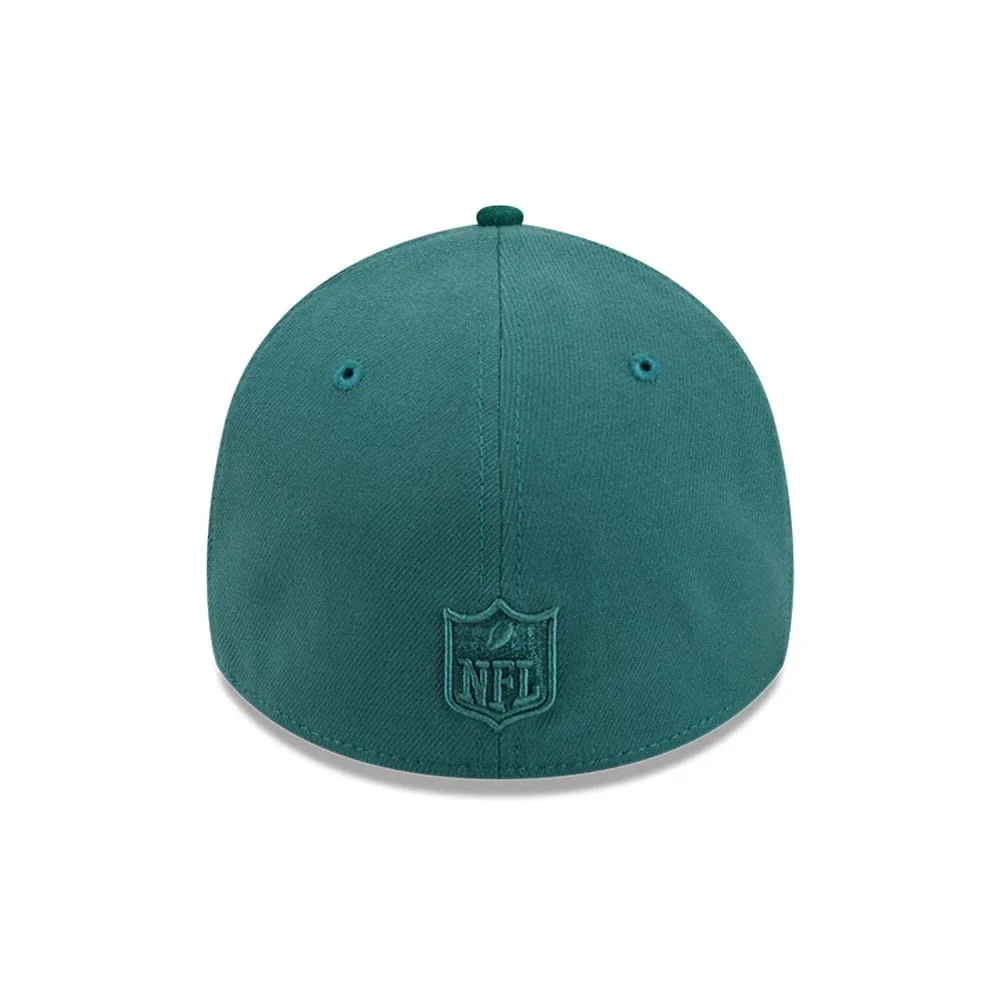 Philadelphia Eagles NFL Suede Dark Green 39THIRTY A-Frame Stretch Fit Cap - Image 7