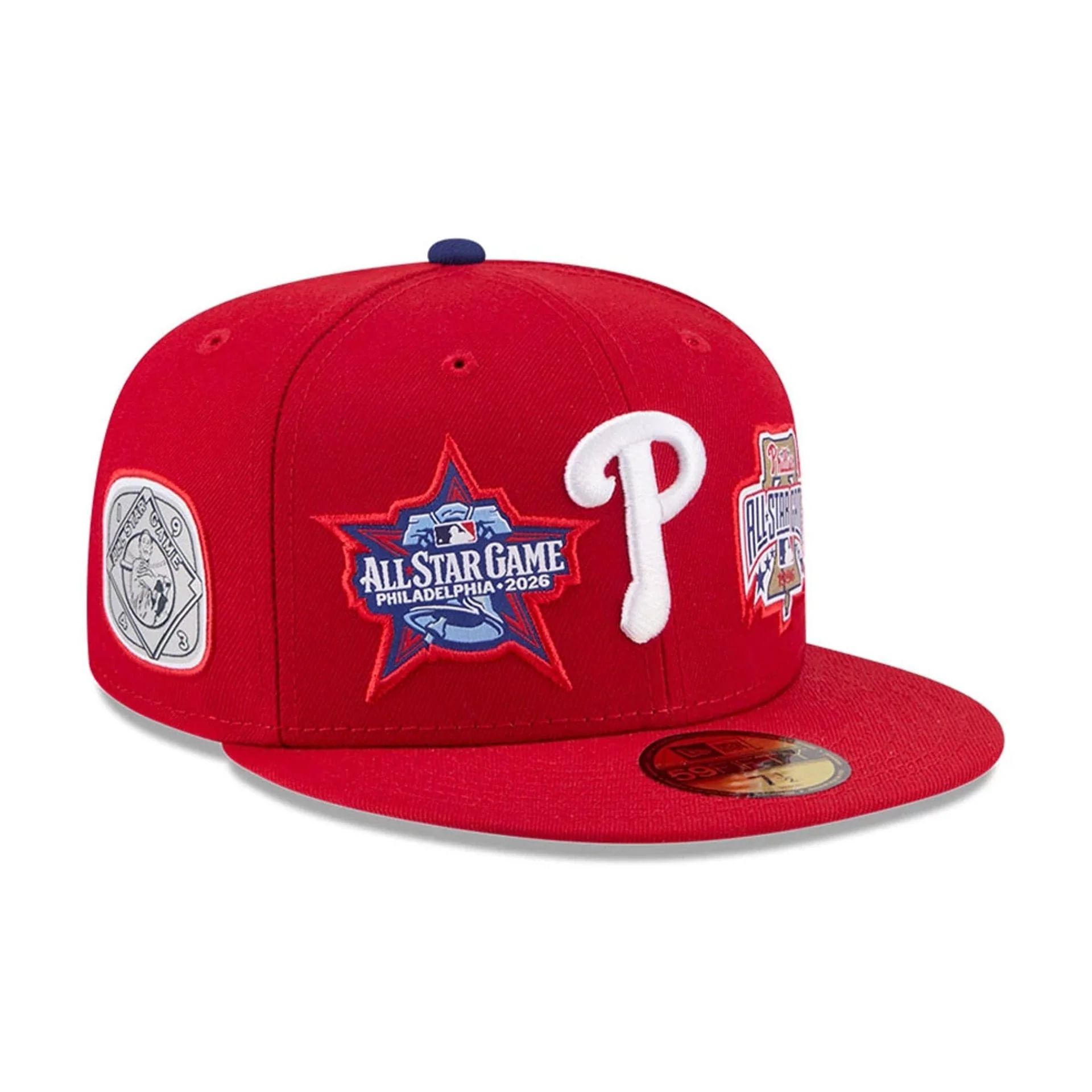 Philadelphia Phillies MLB All Star Game Red 59FIFTY Fitted Cap - Image 4