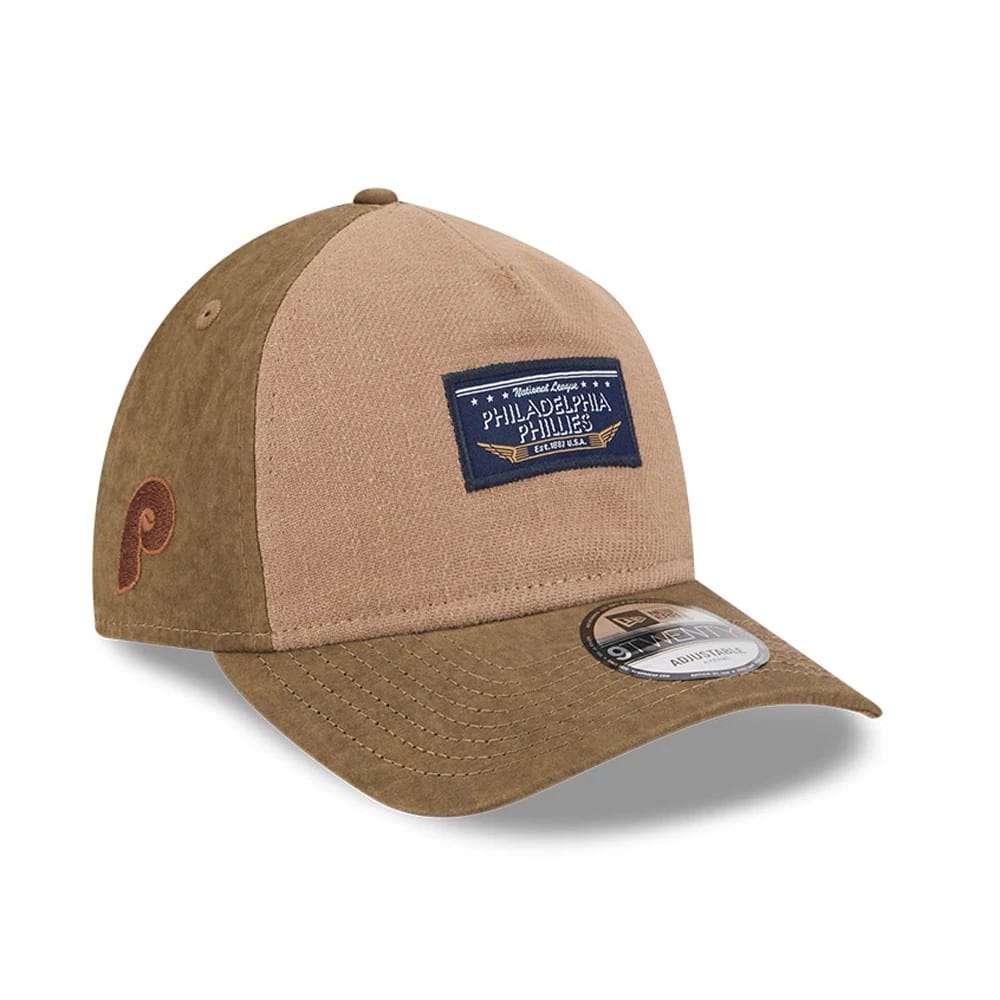 Philadelphia Phillies MLB Open Brown 9TWENTY A-Frame Adjustable Cap